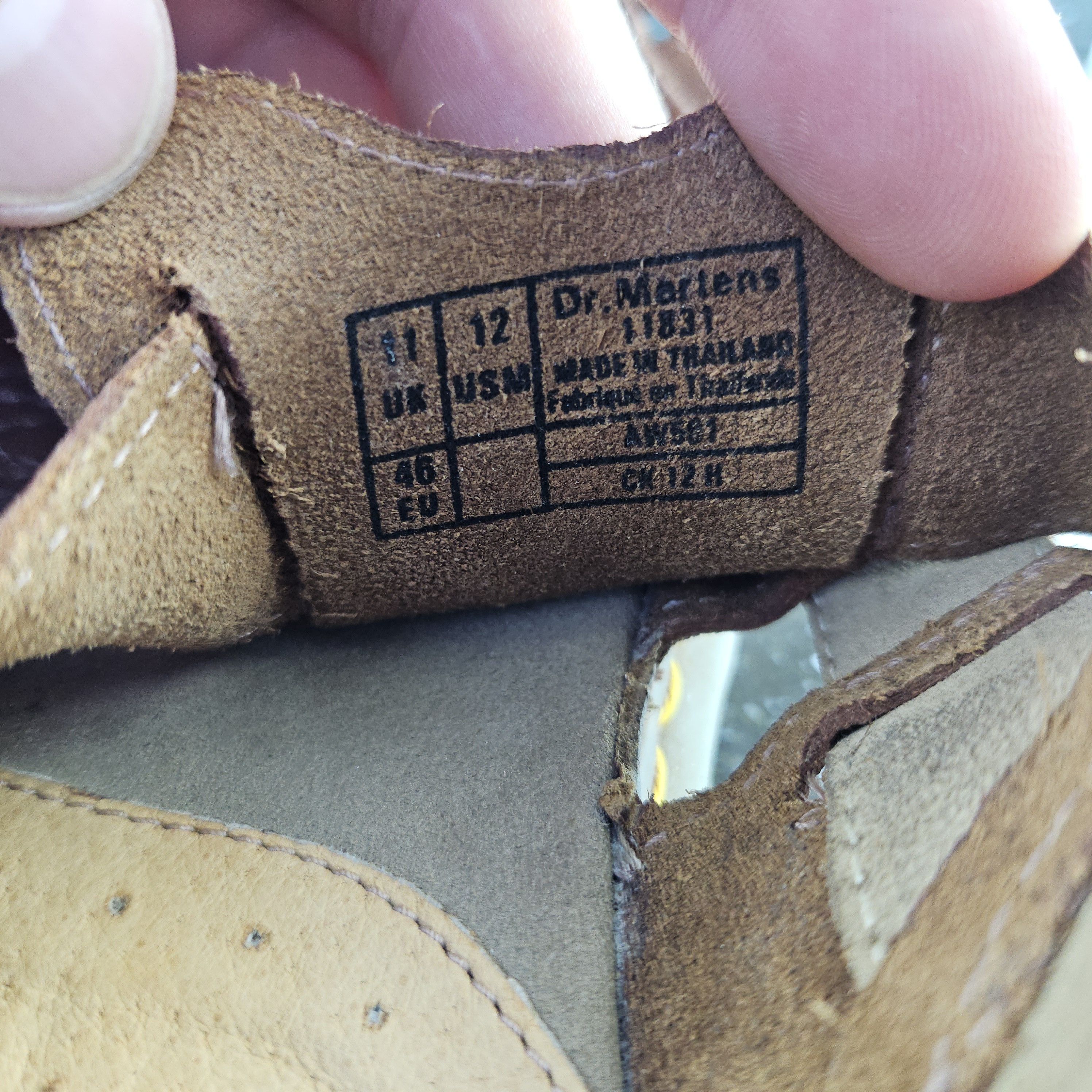 Dr. Martens Dr. Martens brown leather sandals Size US 12 / EU 45 - 11 Thumbnail