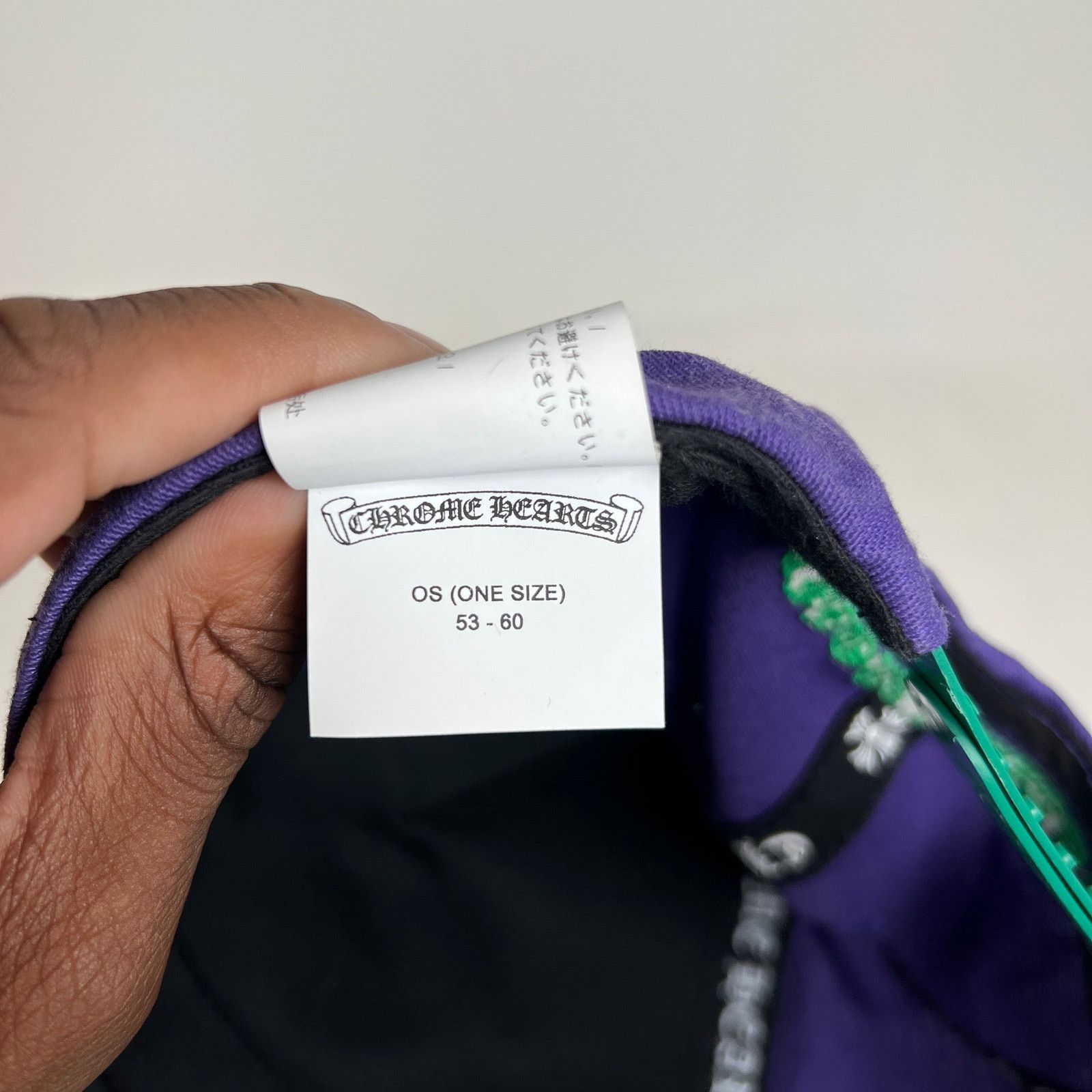 Chrome Hearts Chrome Hearts Purple/Green CH Baseball Cap Size ONE SIZE - 6 Thumbnail
