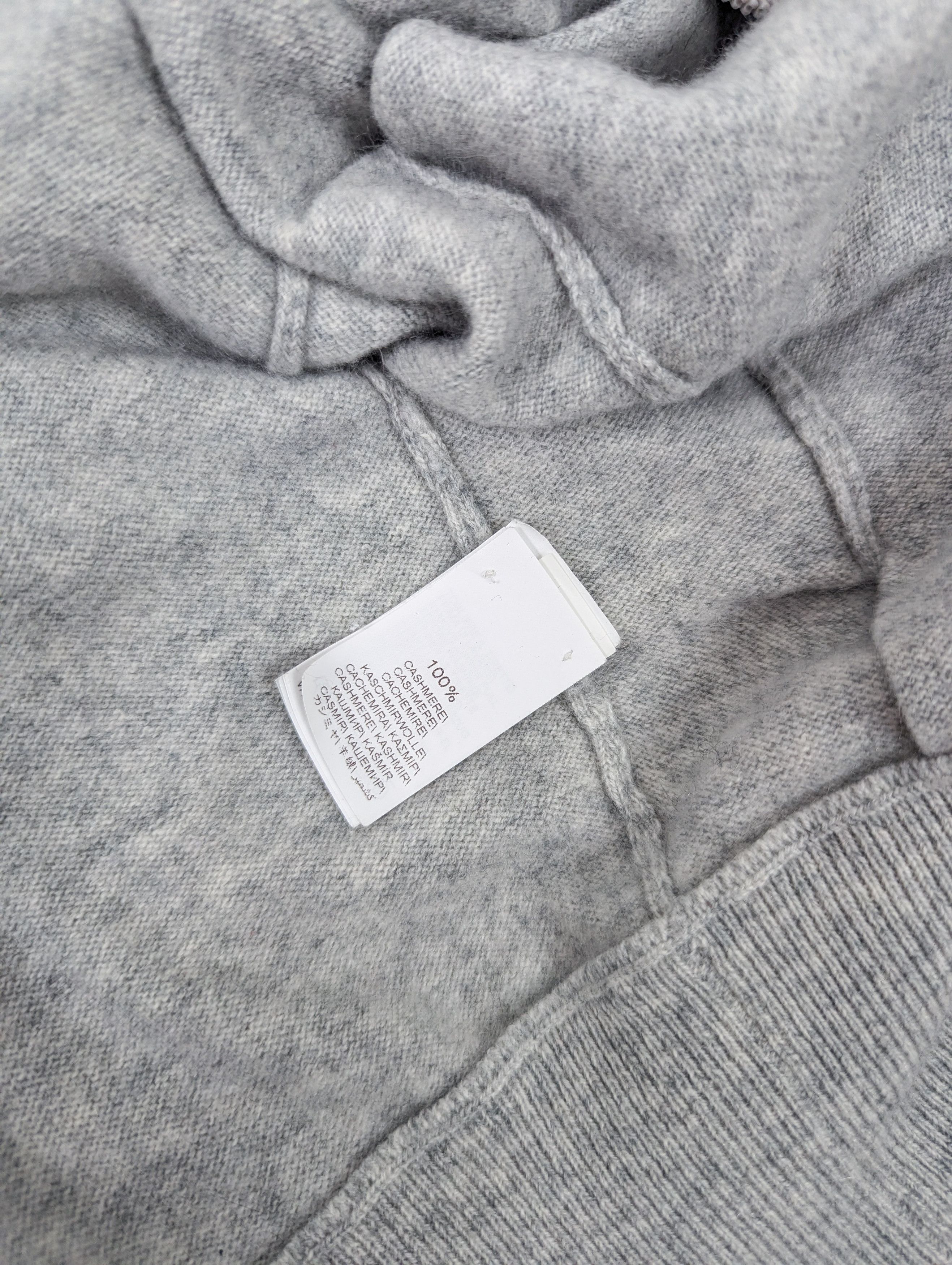 Brunello Cucinelli Brunello Cucinelli cashmere grey set suit pants zip hoodie S Size S / US 4 / IT 40 - 11 Thumbnail