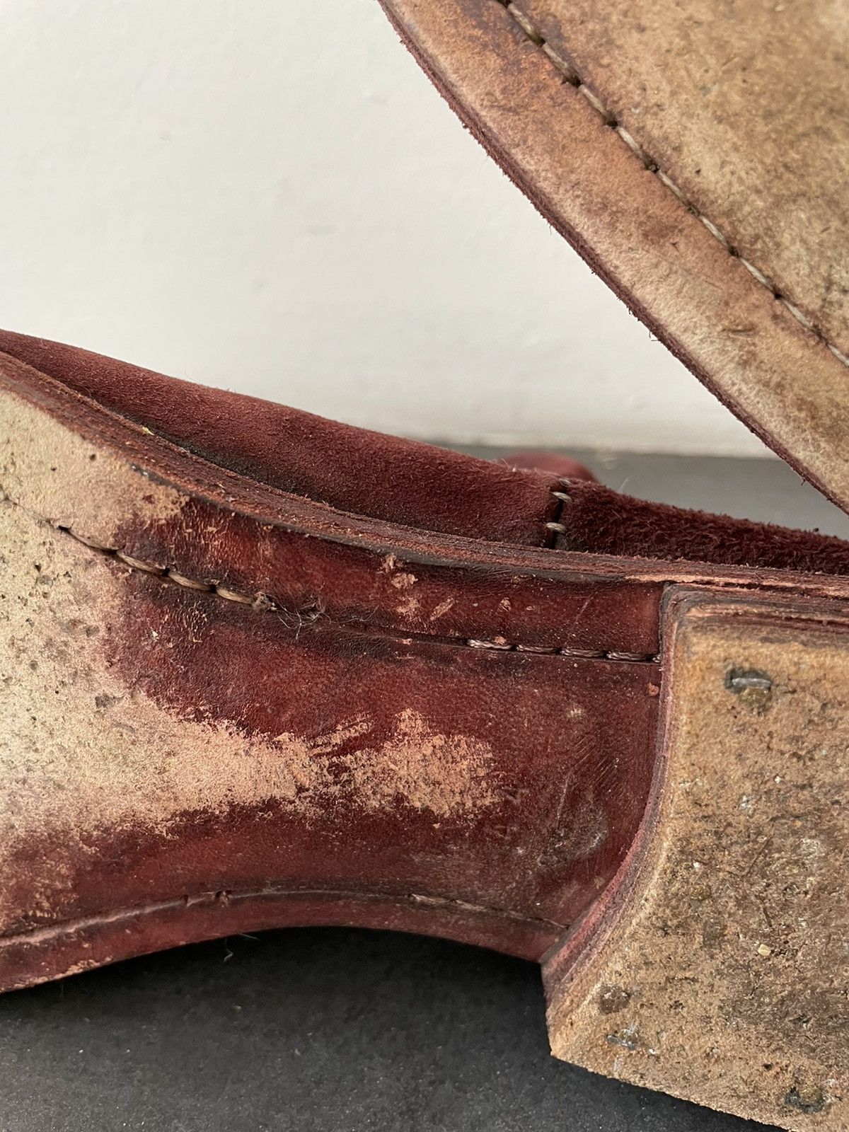 Incarnation Incarnation Burgundy Suede Boots Size US 10.5 / EU 43-44 - 6 Thumbnail