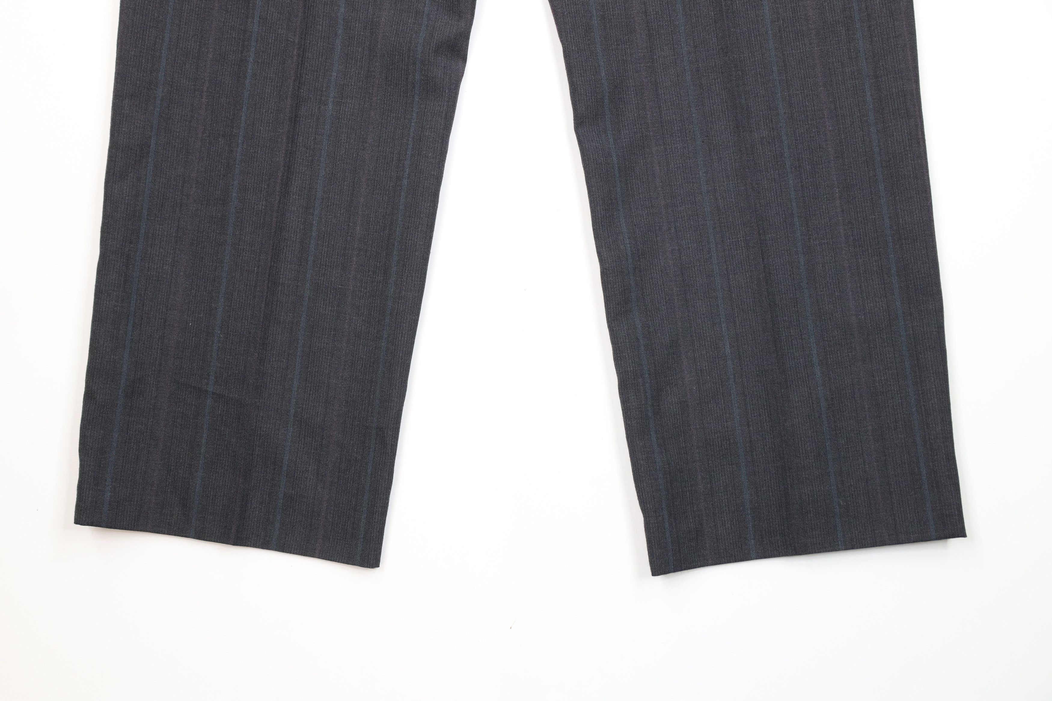 Vintage Vintage 90s Streetwear Wool Striped Wide Leg Chino Pants USA Size US 40 / EU 56 - 14 Thumbnail