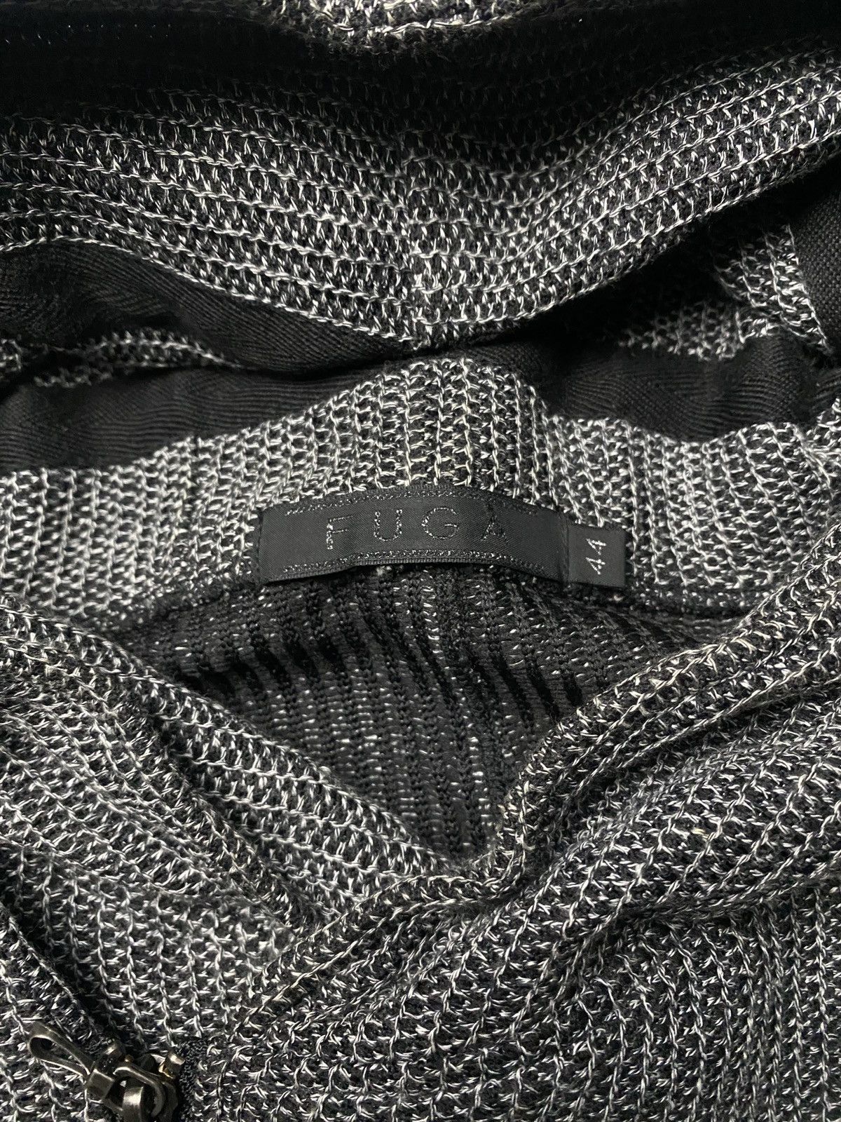 If Six Was Nine 2000's Fuga Asymetric Wool Zip Hoodie Size US M / EU 48-50 / 2 - 13 Thumbnail