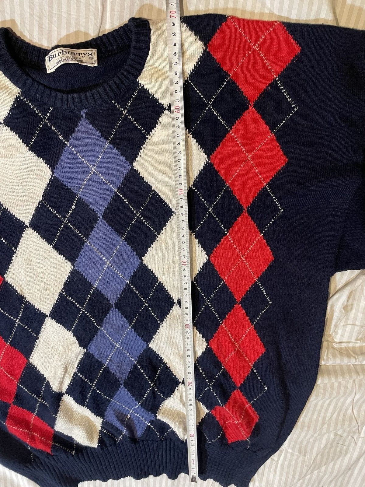Burberry Vintage Knitwear oversize sweater 90s Size US XL / EU 56 / 4 - 3 Thumbnail