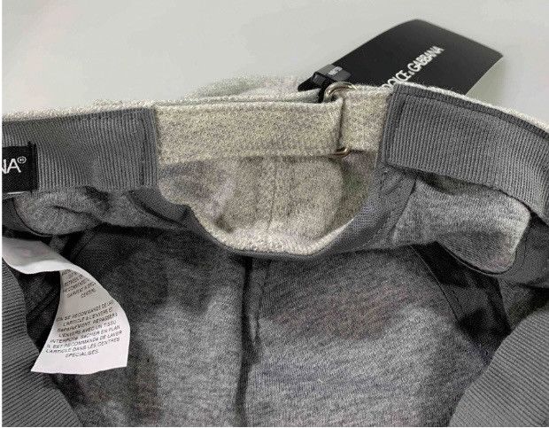 Dolce & Gabbana Dolce & Gabbana 🇮🇹 Grey Knit ITALIA Unisex Ball Cap NEW Size ONE SIZE - 11 Thumbnail