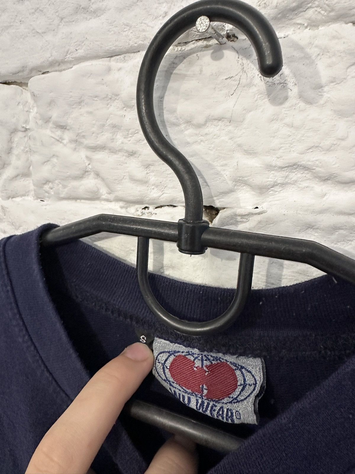 Wu-Tang Clan Vintage 90s’ Wu-Tang Clan Wu Wear T-Shirt Size S Navy Blue Size US S / EU 44-46 / 1 - 6 Thumbnail