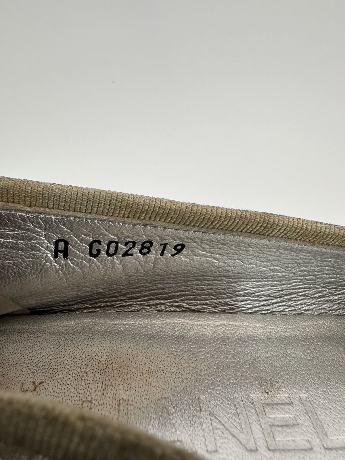 Chanel 💗Chanel Silver/Black💗Patent Leather, Leather Bow CC Cap Toe Size US 6.5 / IT 36.5 - 3 Thumbnail