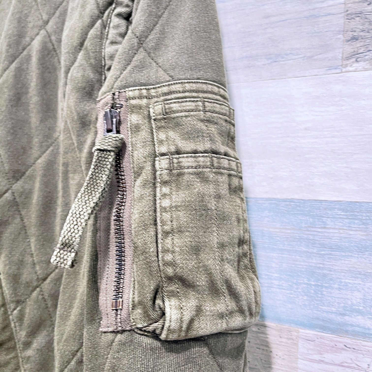 Polo Ralph Lauren POLO Ralph Lauren Quilt Flight Bomber Jacket Green Womens L Size L / US 10 / IT 46 - 5 Thumbnail