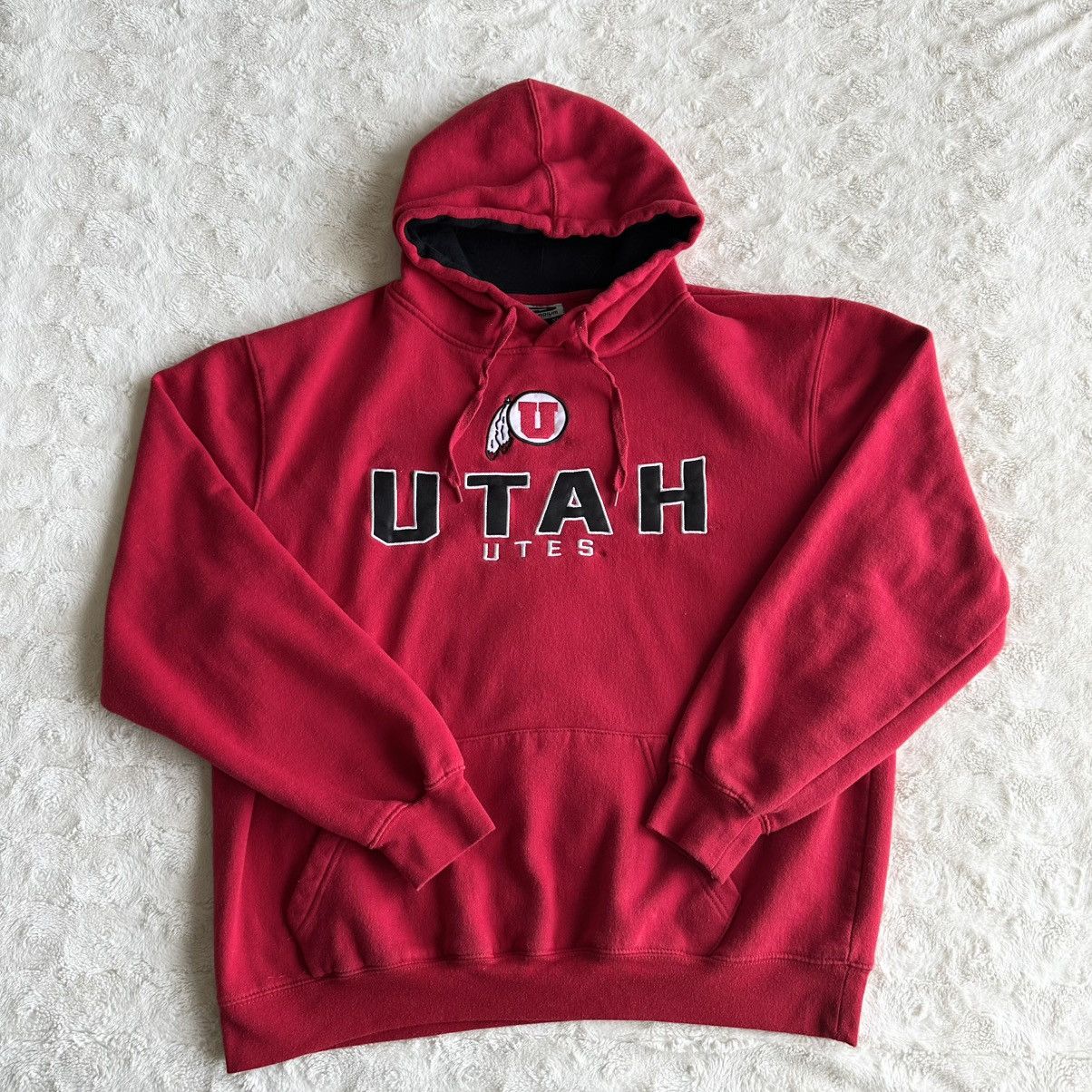 Other Vintage University of Utah Hoodie Sweatshirt Men XL Red Utes Size US XL / EU 56 / 4 - 1 Thumbnail