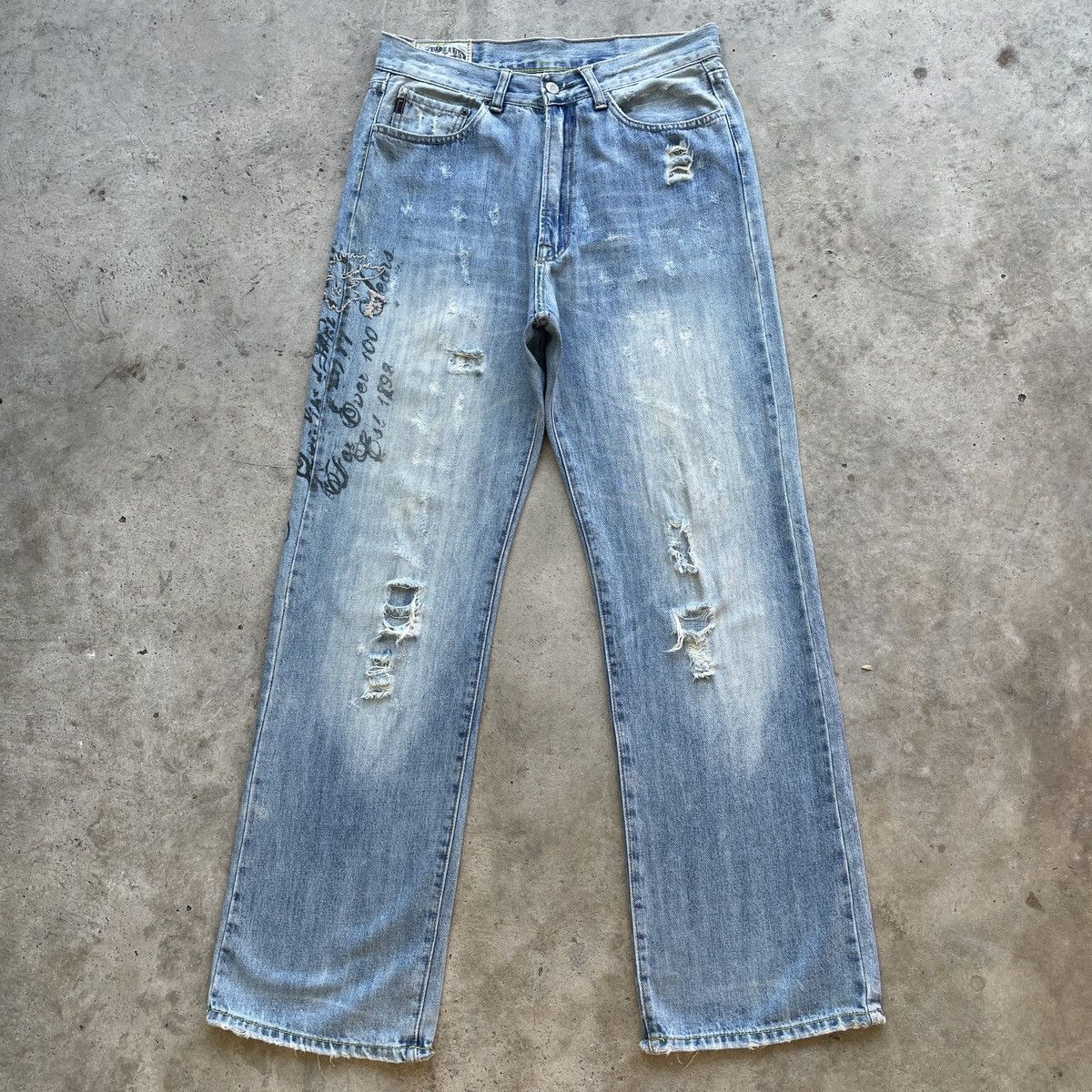 Abercrombie & Fitch Vintage Abercrombie & Fitch Rare Faded Denim Jeans Pants W31 Size US 31 - 1 Thumbnail