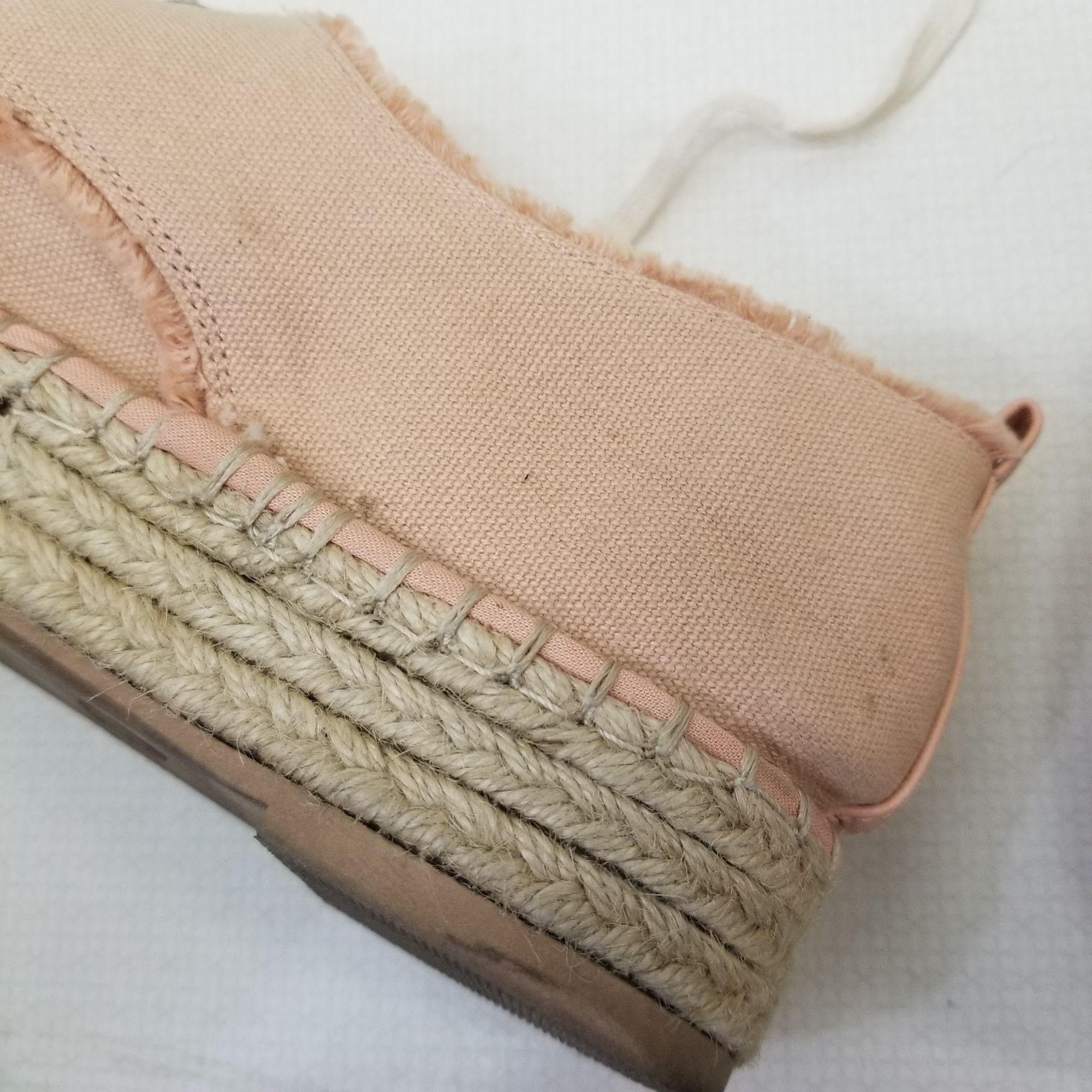Dolce Vita Dolce Vita 9.5 Peach Canvas Espadrille Sneakers Shoes Lace U Size US 9.5 / IT 39.5 - 3 Thumbnail