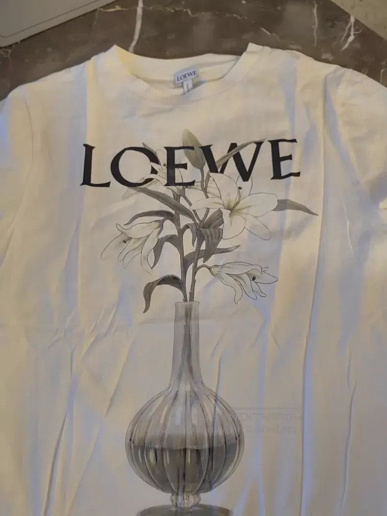 Loewe Loewe Short Sleeve Women's M Size with Slight Yellowing Size M / US 6-8 / IT 42-44 - 2 Thumbnail