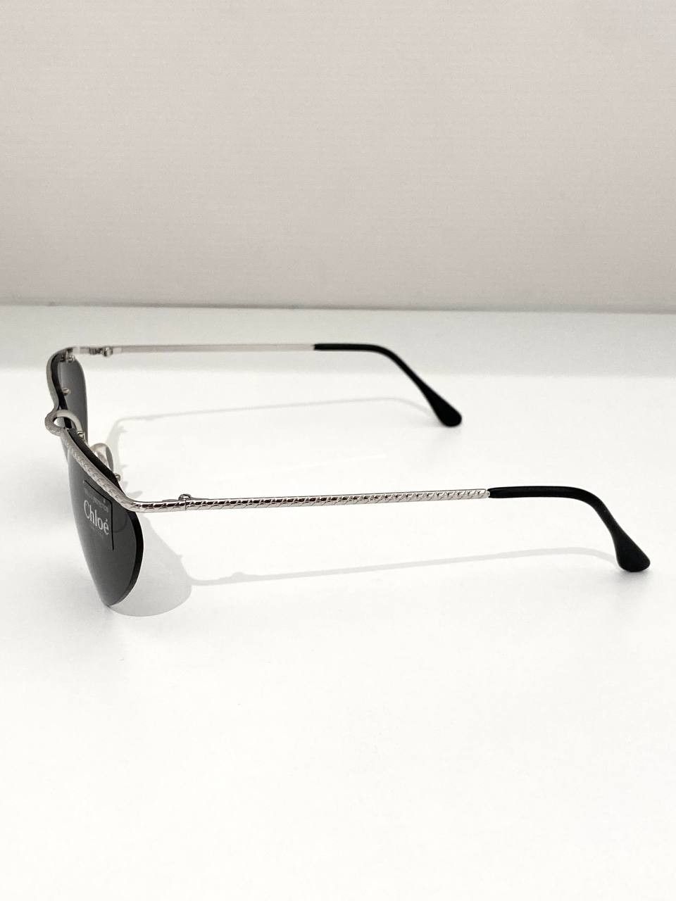 Chloe Chloe Rimless Cat Eye Retro Silver Vintage Sunglasses Y2K Size ONE SIZE - 6 Thumbnail