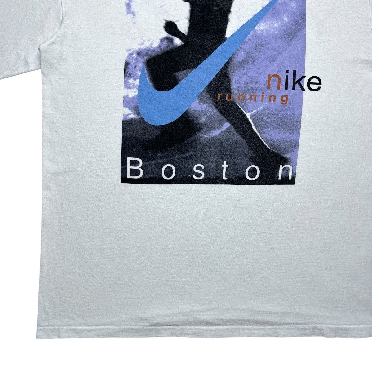 Nike 1990s Nike You Either Ran Today Or You Didn’t Boston T-Shirt Size US XL / EU 56 / 4 - 8 Thumbnail