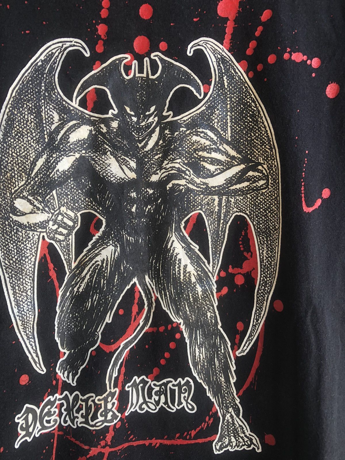 Anime × Japanese Brand × Vintage Vintage Devil Man Big Logo Tshirt Tee Size US M / EU 48-50 / 2 - 6 Thumbnail