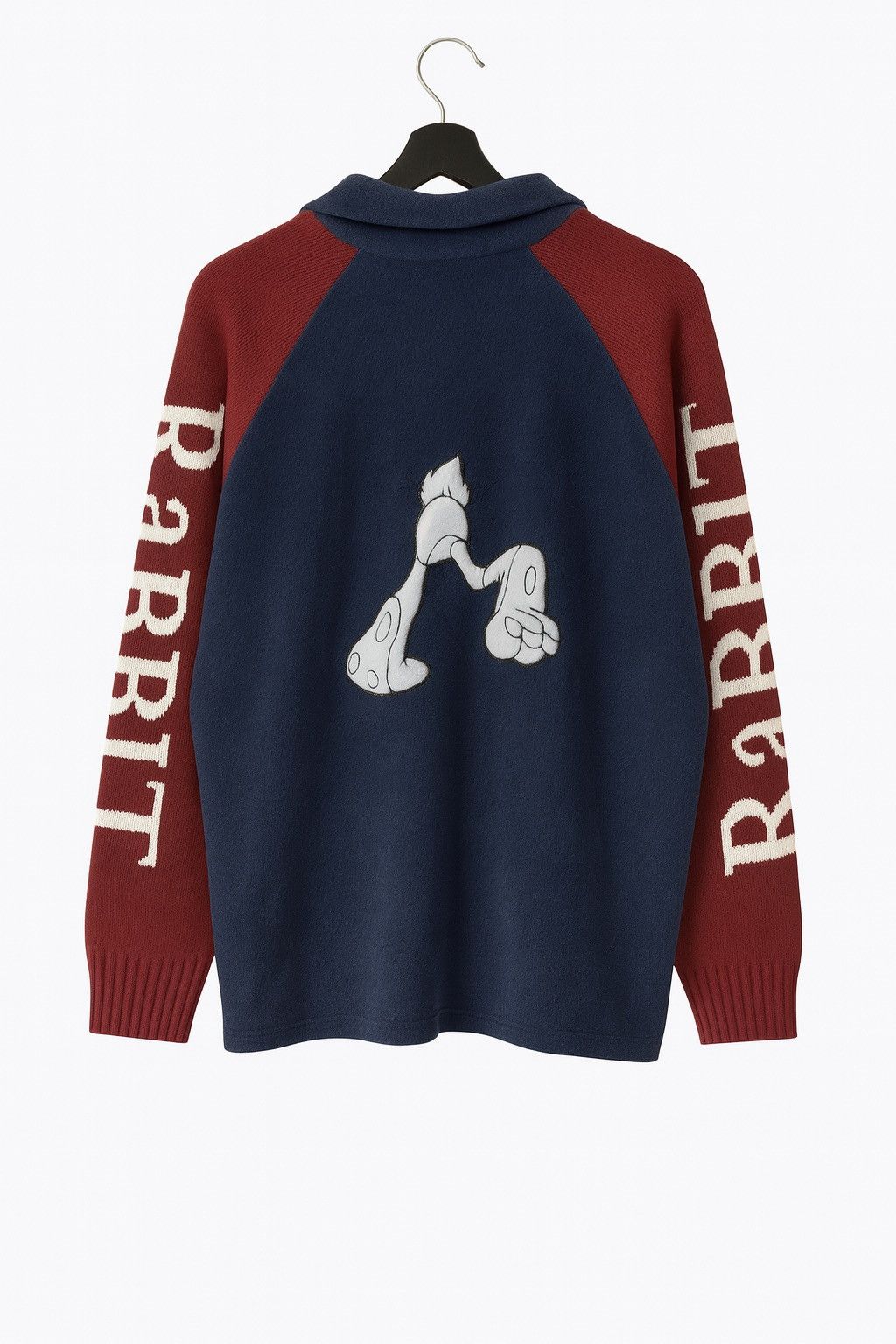Vintage Vintage Bugs Bunny “Rabbit” Half-Zip Knit Sweater – 1990s Size US L / EU 52-54 / 3 - 2 Thumbnail