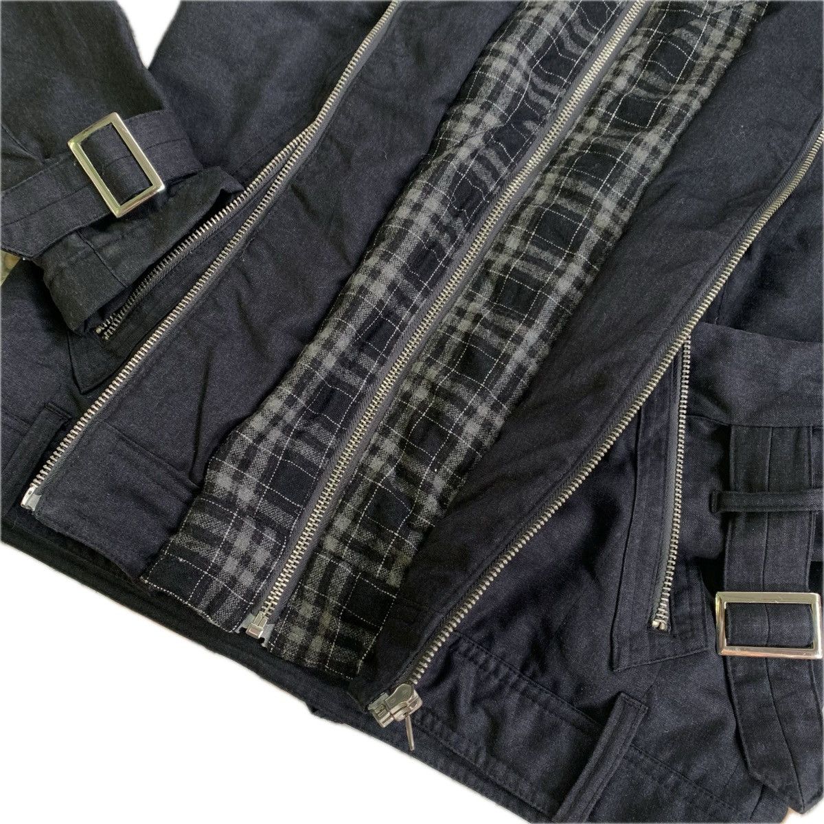 Japanese Brand Amp By Manydope Double Layer Jacket Punk Gothic Style Size US L / EU 52-54 / 3 - 12 Thumbnail