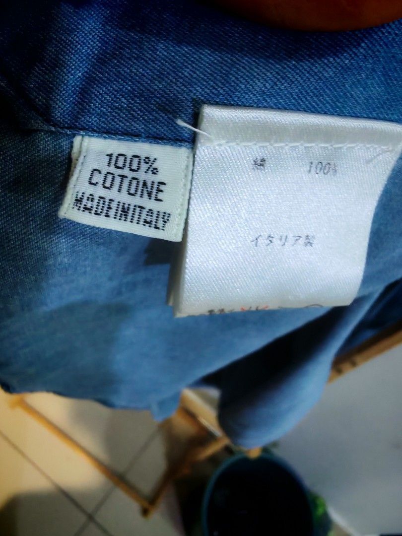 Finamore Finamore Napoli Chambray Denim Shirt Italy Size US M / EU 48-50 / 2 - 8 Thumbnail