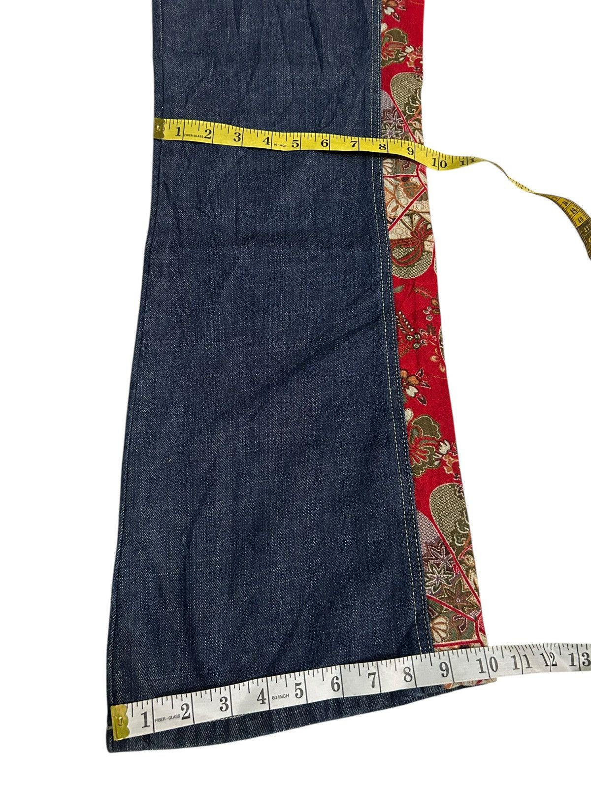 If Six Was Nine × KMRii × Le Grande Bleu (L.G.B.) Flare Japanese Tradisional Style Huo Jing Jeans Denim ☠️☠️ Size US 37 - 13 Thumbnail