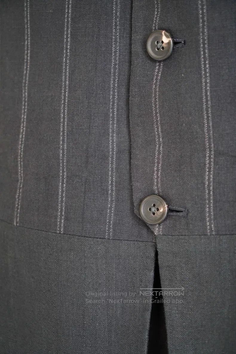 Yohji Yamamoto Yohji Yamamoto 94ss Stripe Linen Blazer. Size US S / EU 44-46 / 1 - 3 Thumbnail