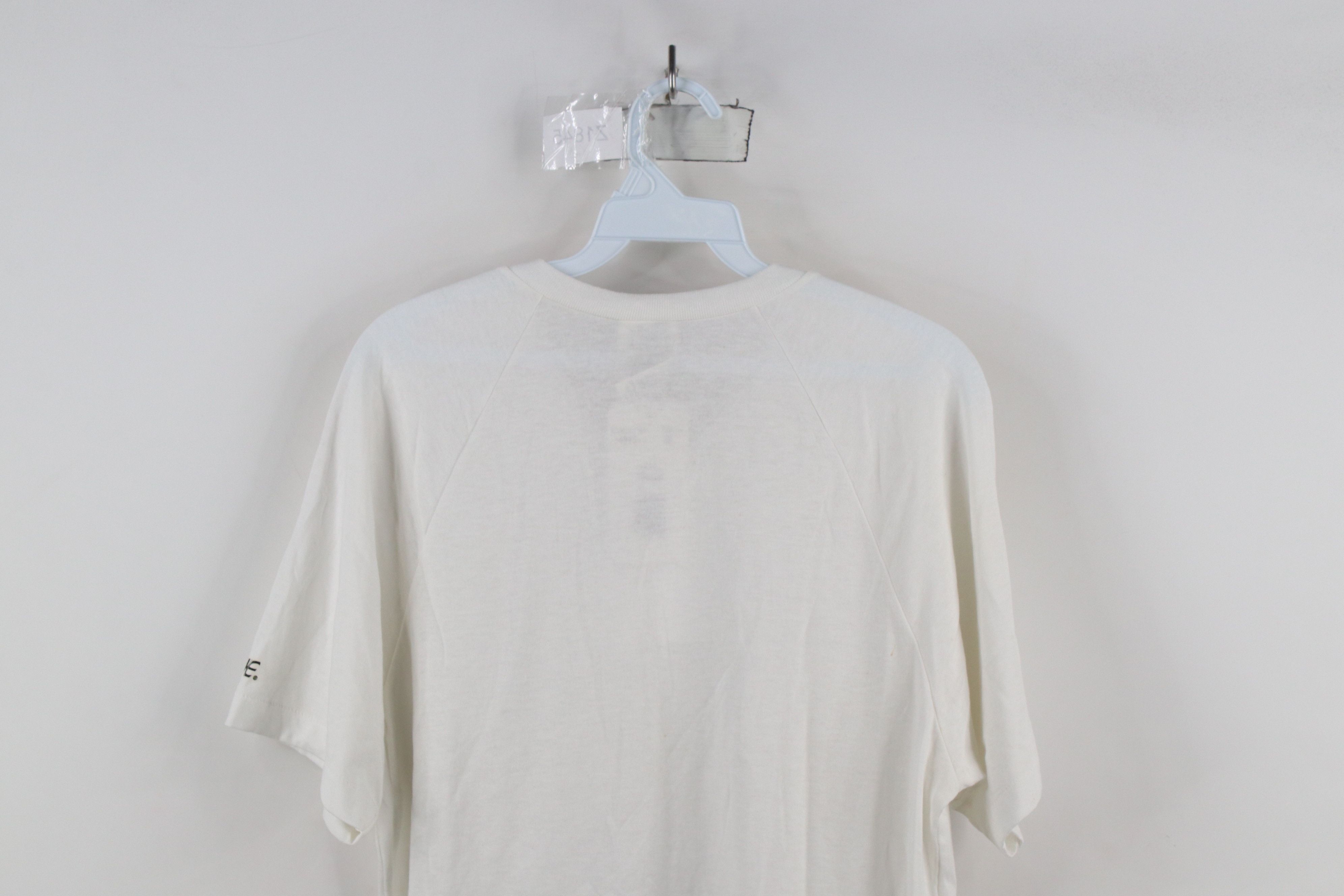 Vintage Deadstock Vintage 90s Streetwear Henley T-Shirt White USA Size US M / EU 48-50 / 2 - 13 Thumbnail