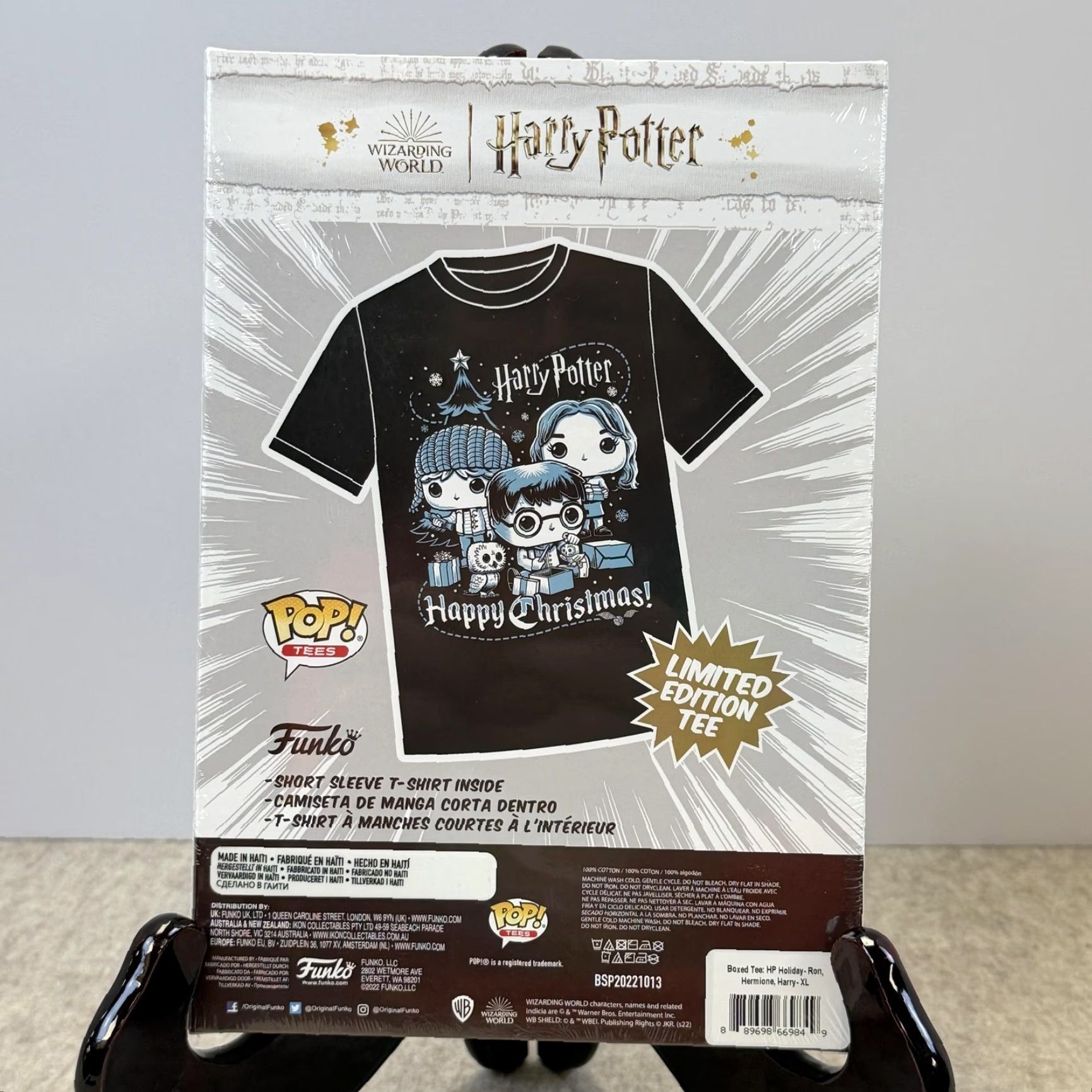 Vintage Harry Potter Funko Pop T-Shirt Shirt Unisex XL Black Christmas Holiday Graphic Print Holiday Funko Pop Shirt Mens Size US XL / EU 56 / 4 - 5 Thumbnail