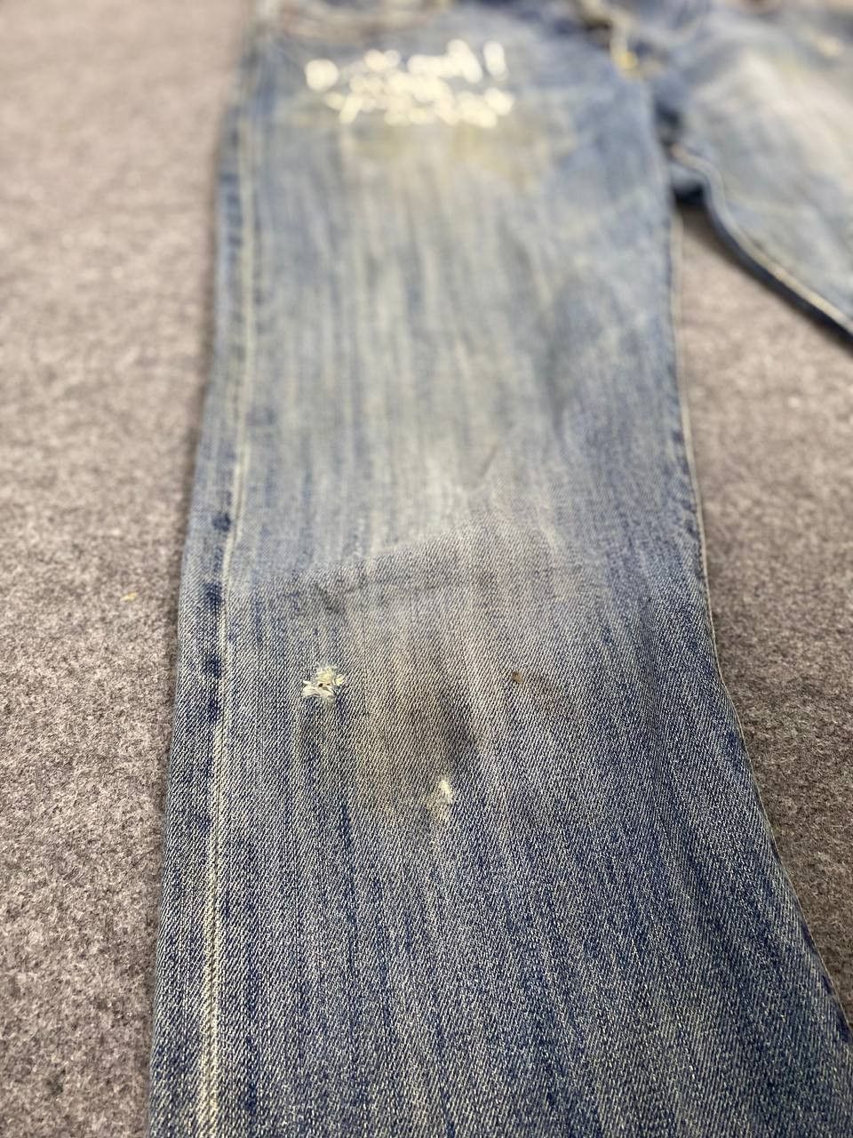 Hysteric Glamour thee hysteric xxx bootcut flare distressed denim nice design Size US 35 - 19 Thumbnail