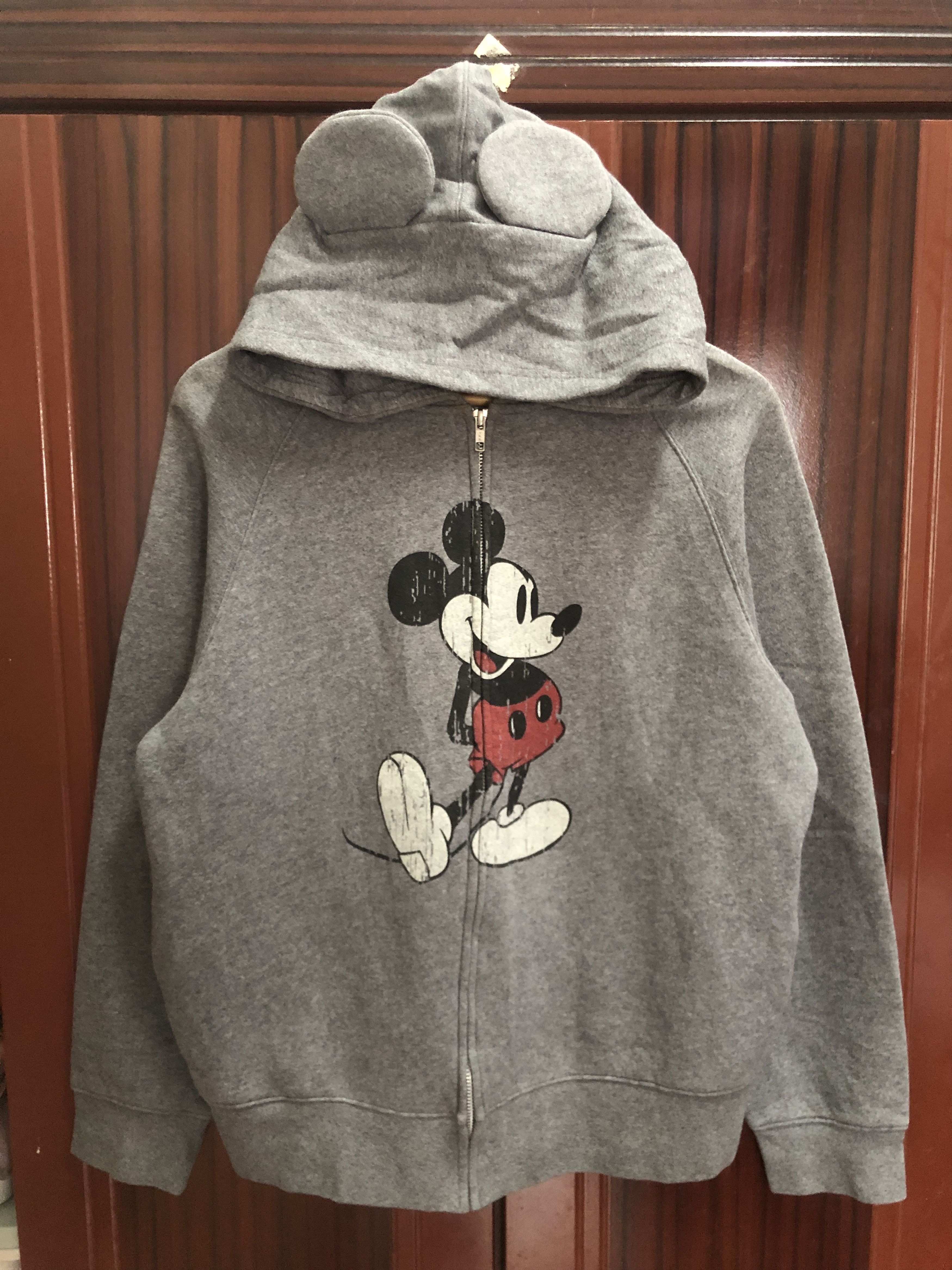 Mickey Mouse Mickey Mouse Ears Hoodie Zip Up Sweater Size US L / EU 52-54 / 3 - 1 Thumbnail