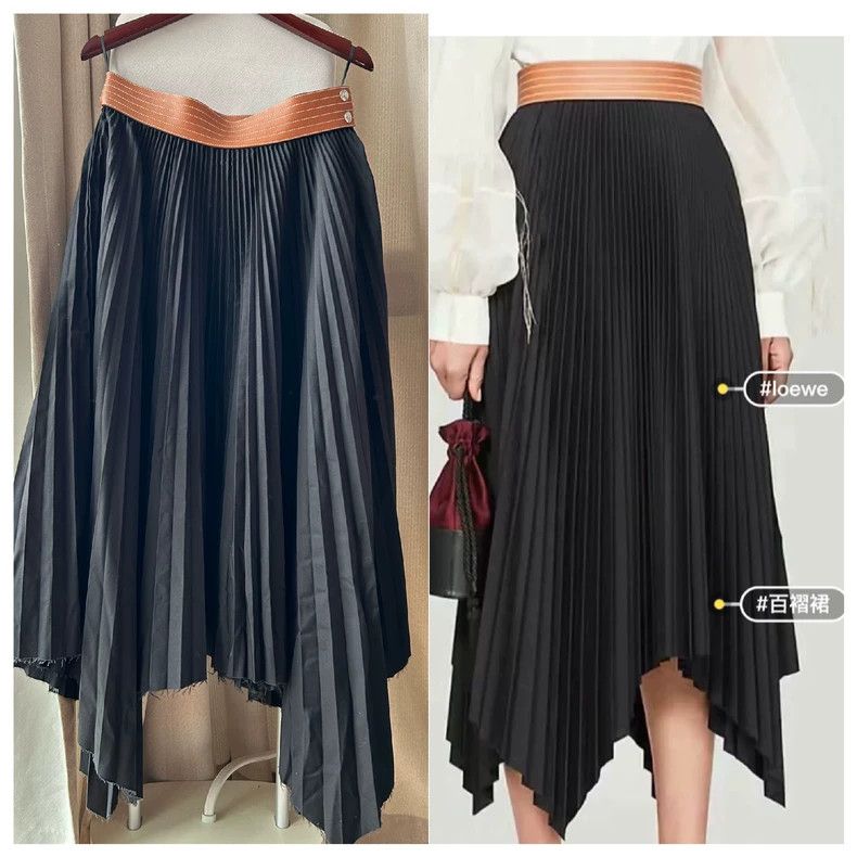Loewe LOEWE Black pleated skirt Size 25" / US 0 / IT 36 - 1 Thumbnail