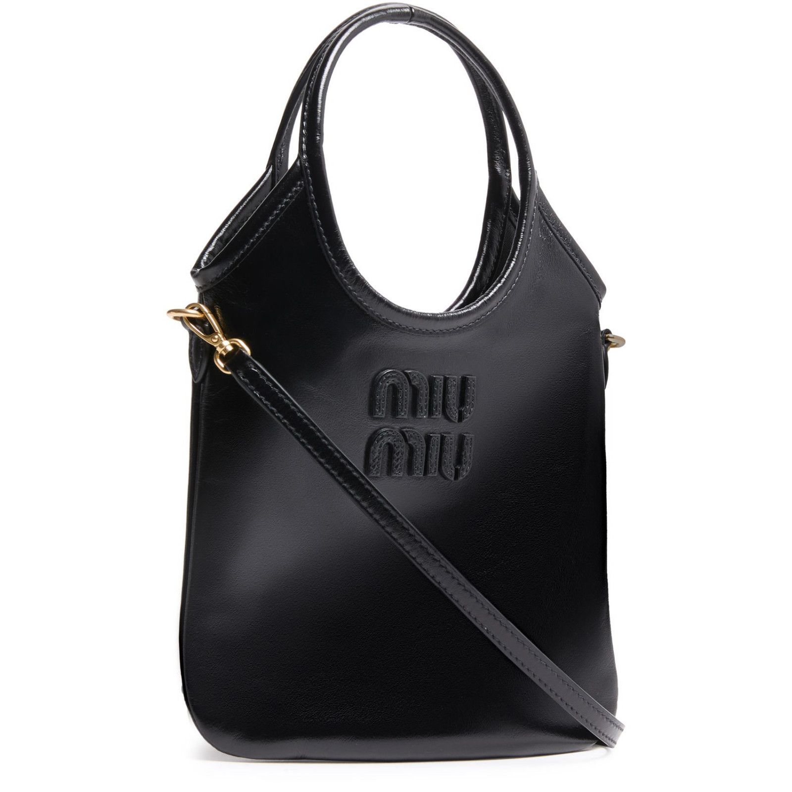 Miu Miu MIU MIU Ivy Mini Black Top Handle Bag New And Authentic Size ONE SIZE - 2 Thumbnail