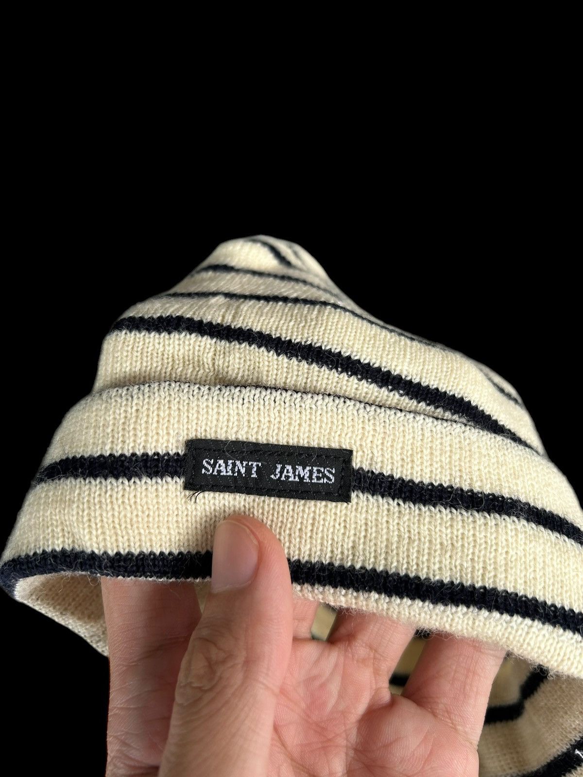 Japanese Brand × Kapital × Vintage Saint James Made in France Stripe Beanie Hats Size ONE SIZE - 4 Thumbnail