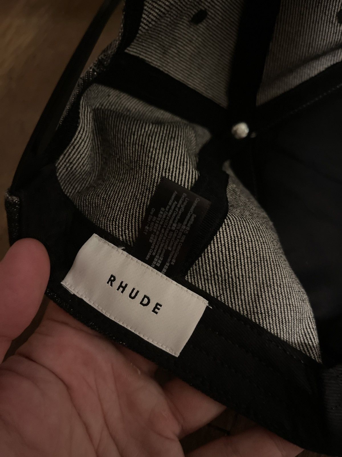Rhude Rhude Denim Hat Size ONE SIZE - 2 Thumbnail