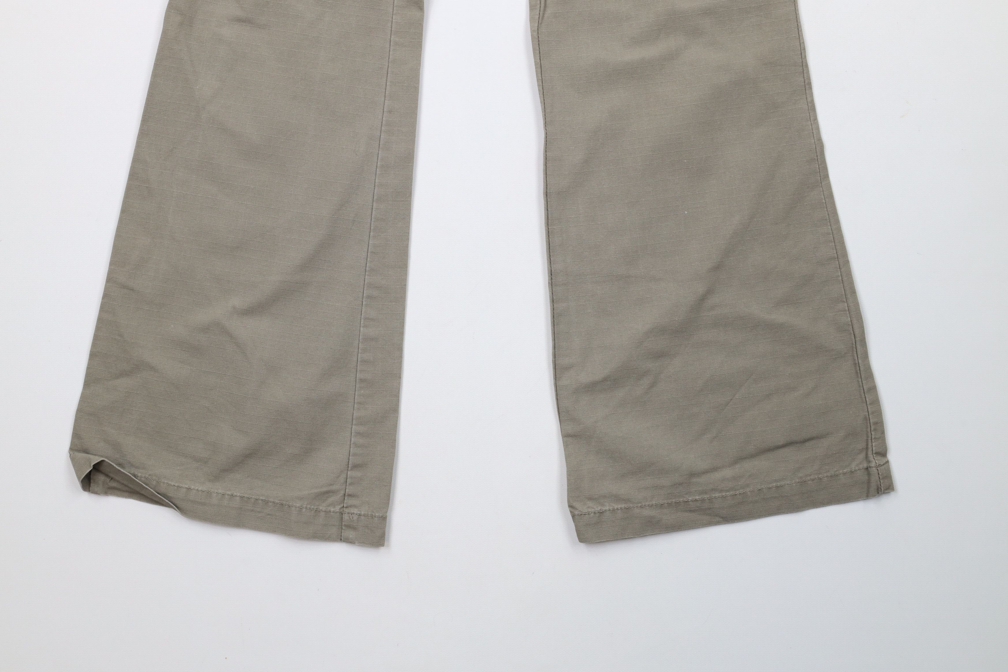 Vintage Vintage 90s Y2K Streetwear Doll Ripstop Flared Cargo Pants Size 26" / US 2 / IT 38 - 4 Thumbnail