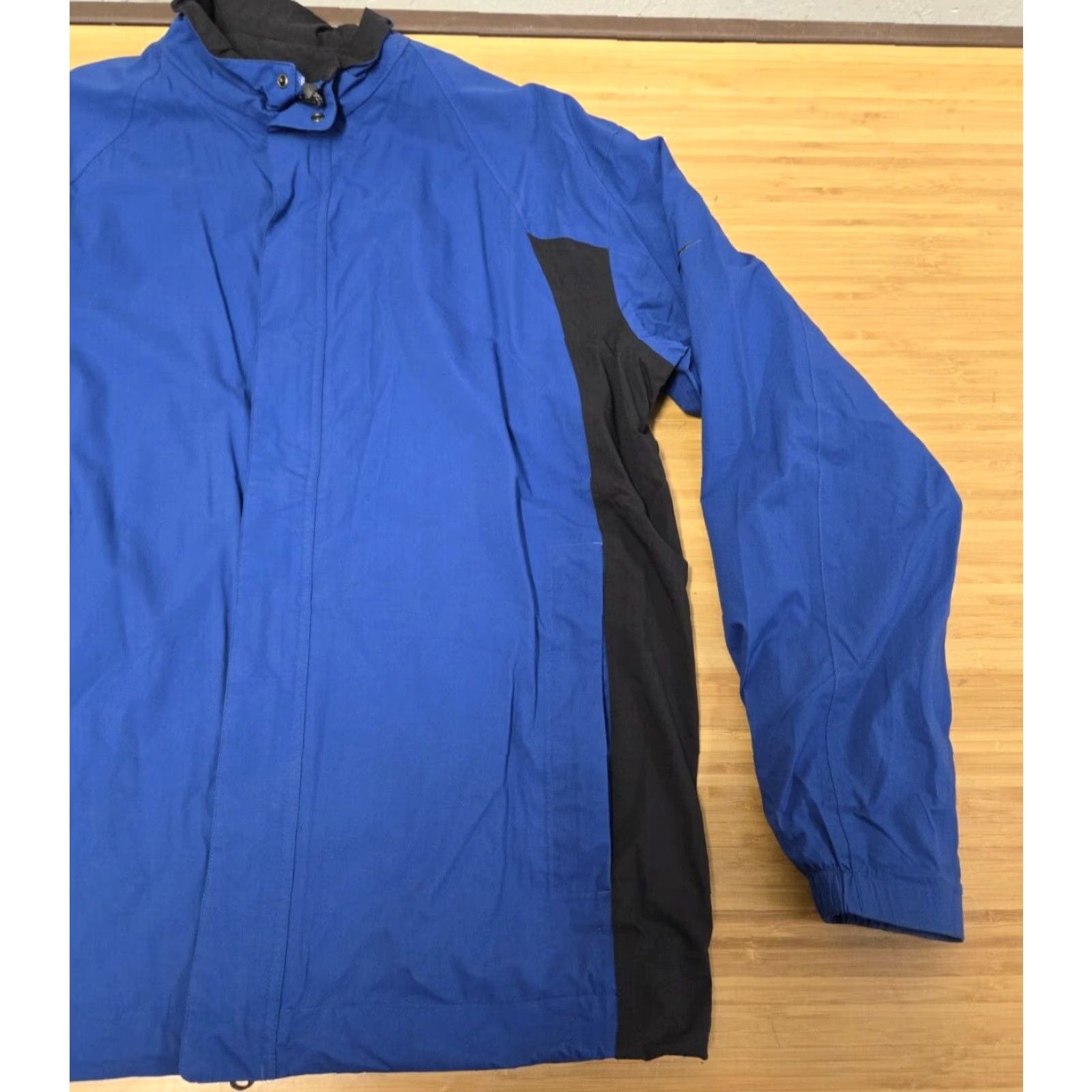 Nike VINTAGE Nike Golf Jacket Mens XL Blue Full Zip Windbreaker Storm Fit 90s Size US XL / EU 56 / 4 - 2 Thumbnail