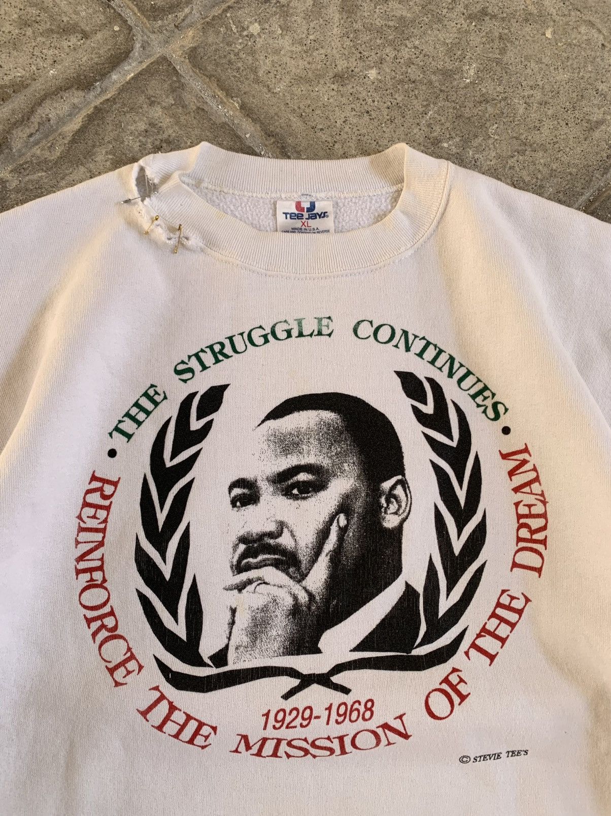 Vintage Vintage Martin Luther King Crewneck Size US XL / EU 56 / 4 - 3 Thumbnail