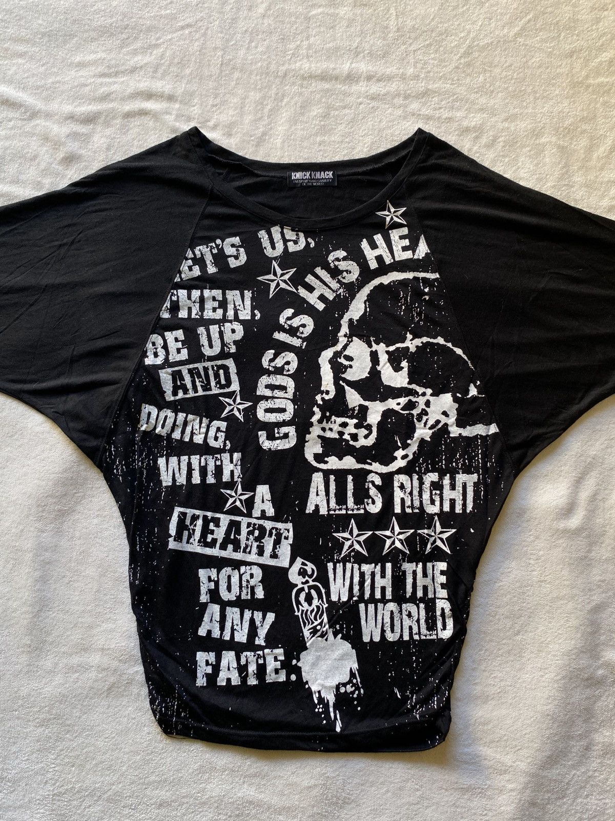 Japanese Brand Knick Knack Skull Logo Longsleeve Tshirt Size M / US 6-8 / IT 42-44 - 1 Thumbnail