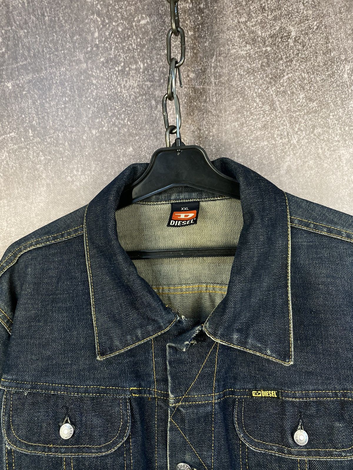 Diesel Vintage Diesel jeans jacket 90s rare Size US XXL / EU 58 / 5 - 5 Thumbnail