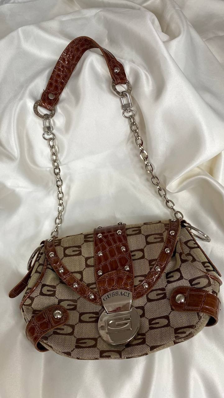 Vintage Gessaci vintage monogram shoulder bag Size ONE SIZE - 1 Thumbnail