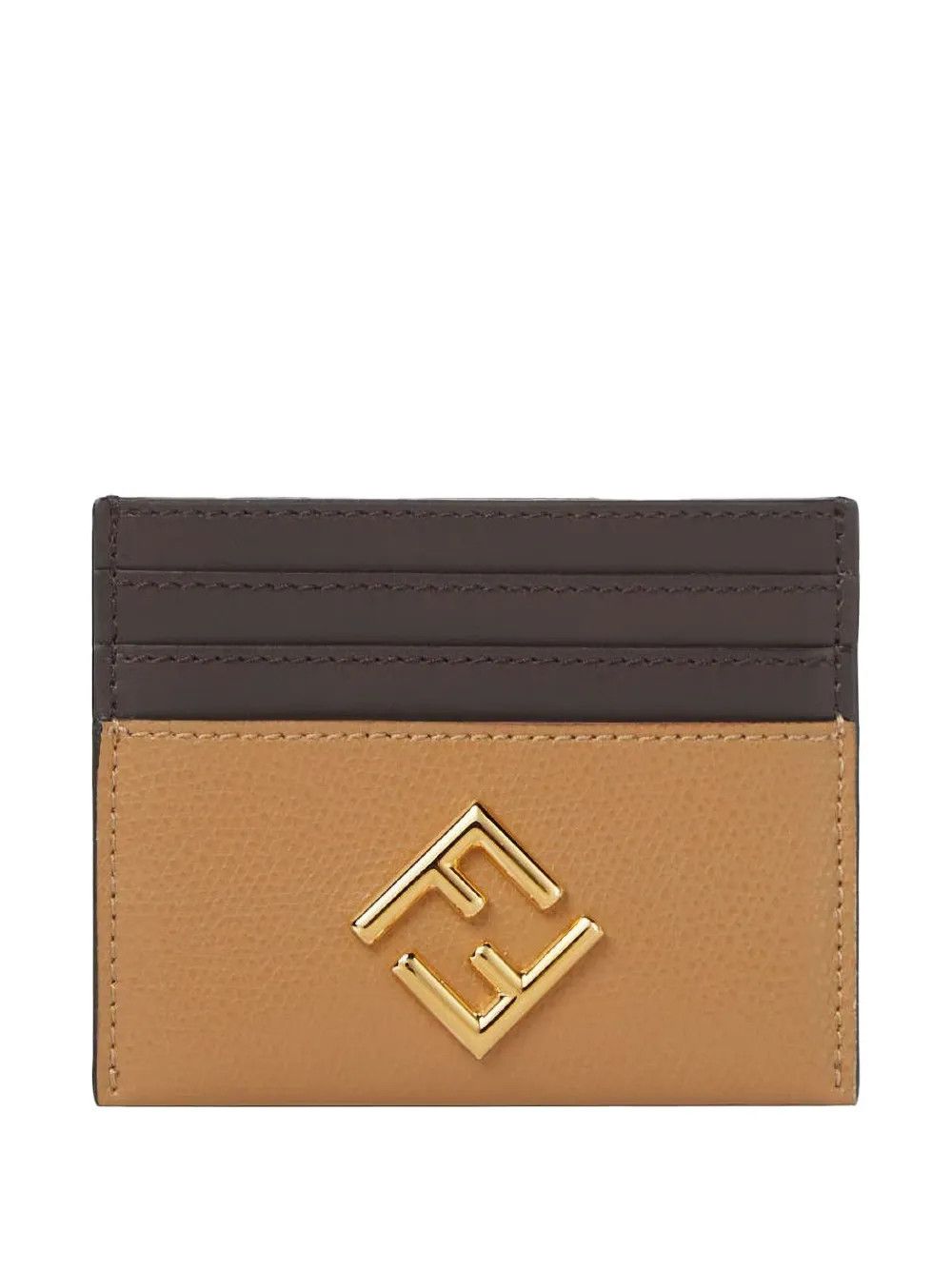 Fendi o1s1wg111125 Size: OS/ Selleria Card Holder in Beige Size ONE SIZE - 1 Thumbnail