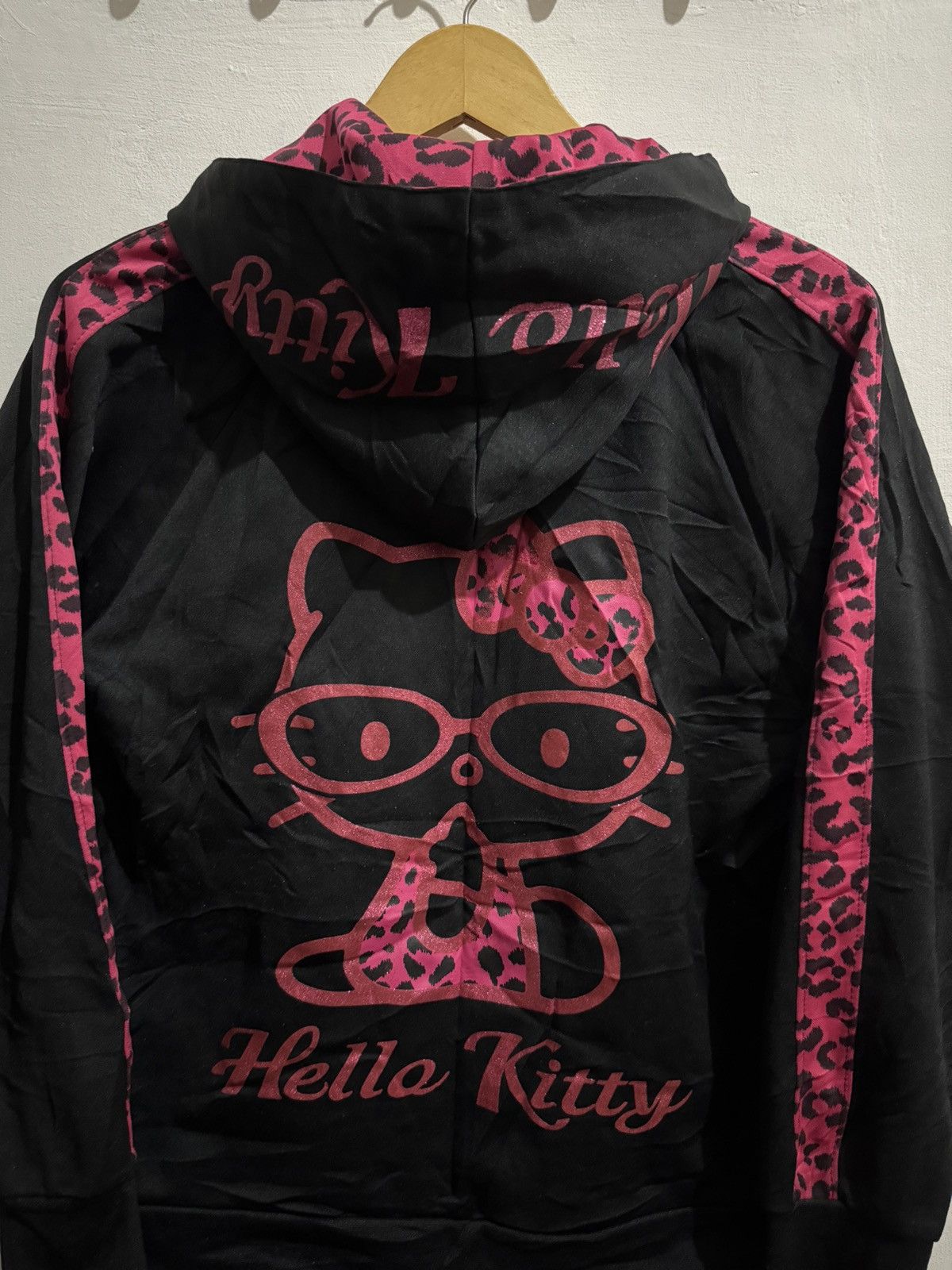 Japanese Brand Y2k Hello Kitty leopard ifsixwasnine style zip hoodie Size S / US 4 / IT 40 - 5 Thumbnail