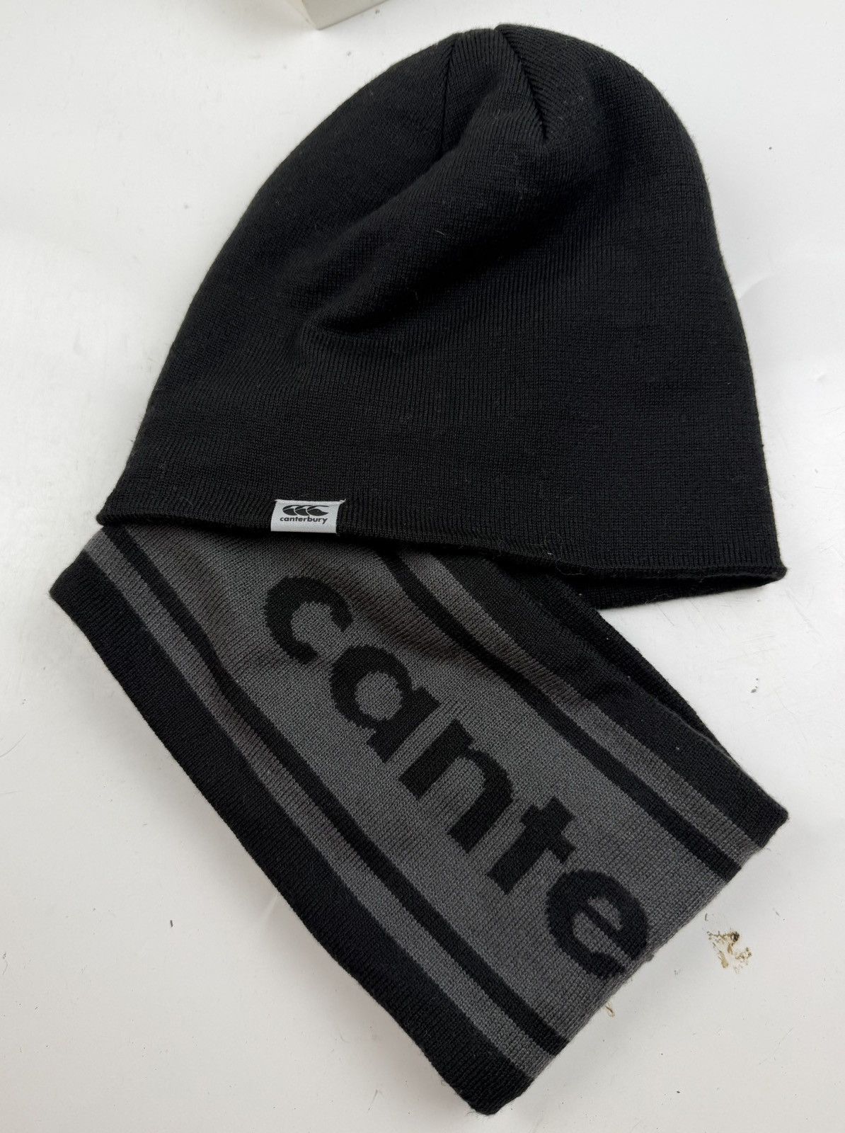 Canterbury of New Zealand rare canterbury beanie hat with neck warmer tc52 Size ONE SIZE - 4 Thumbnail