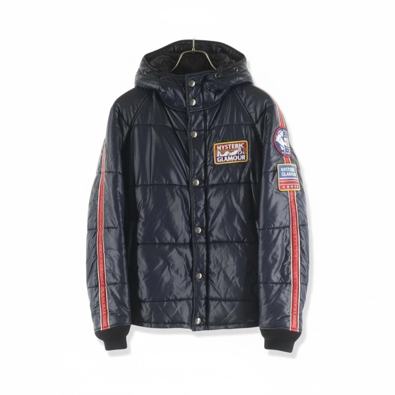 Hysteric Glamour Hysteric Glamour - Hooded Puffer Jacket Logo Pips Size US M / EU 48-50 / 2 - 1 Thumbnail