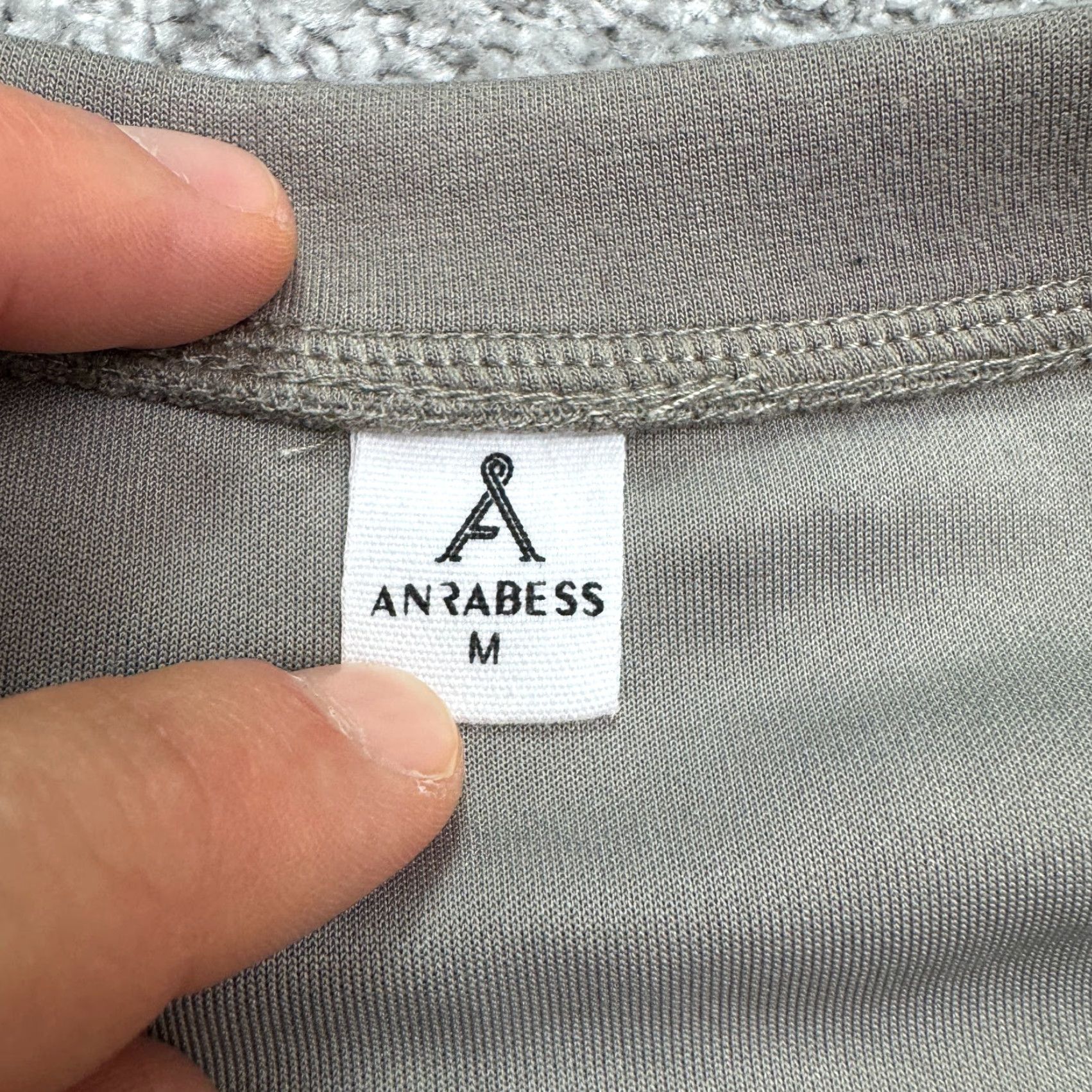 Vintage Anrabess Pullover Sweatshirt Womens Medium Gray Raglan Crew Neck Casual Shirt Women Activewear Everyday Size M / US 6-8 / IT 42-44 - 7 Thumbnail