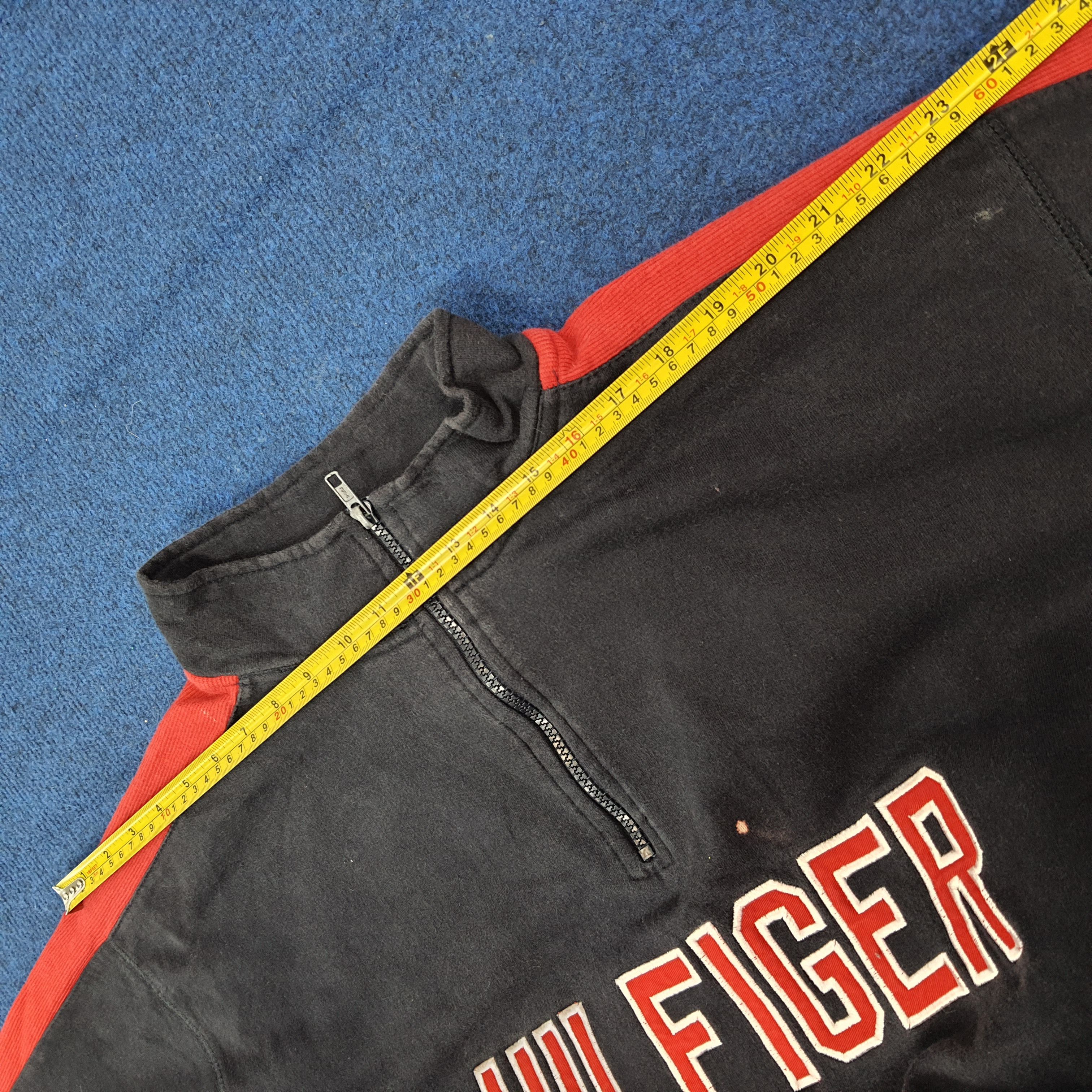 Tommy Hilfiger Vintage Tommy Hilfiger Stripe Half Zipper Sweatshirt C273N28 Size US XL / EU 56 / 4 - 9 Thumbnail