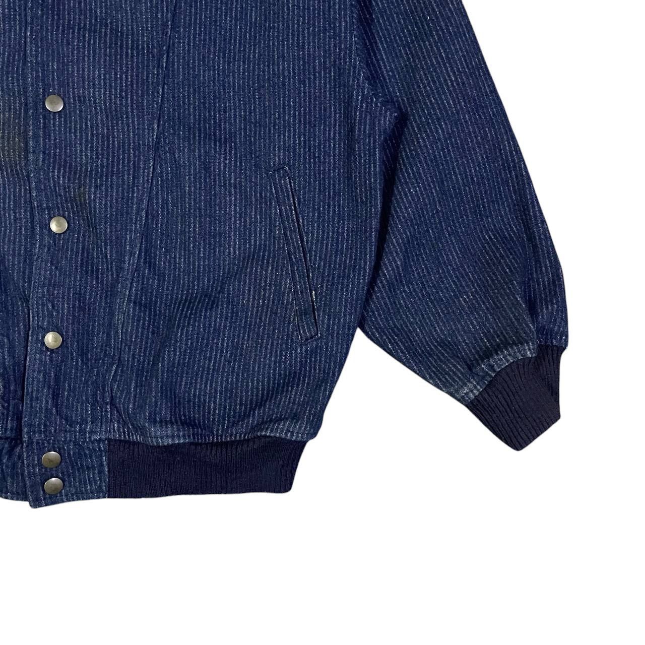 Issey Miyake Vintage Bobson Striped Bomber Jacket Issey Style Size US M / EU 48-50 / 2 - 4 Thumbnail
