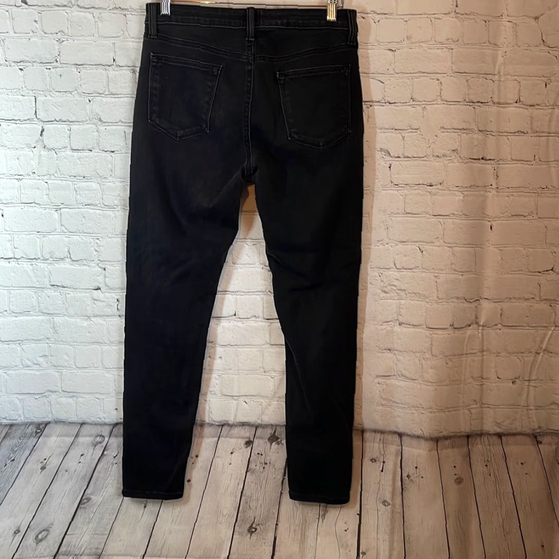Vintage Just Black Women’s Black Stretch Skinny Jeans size 31 Size 24" / US 00 / IT 34 - 4 Thumbnail