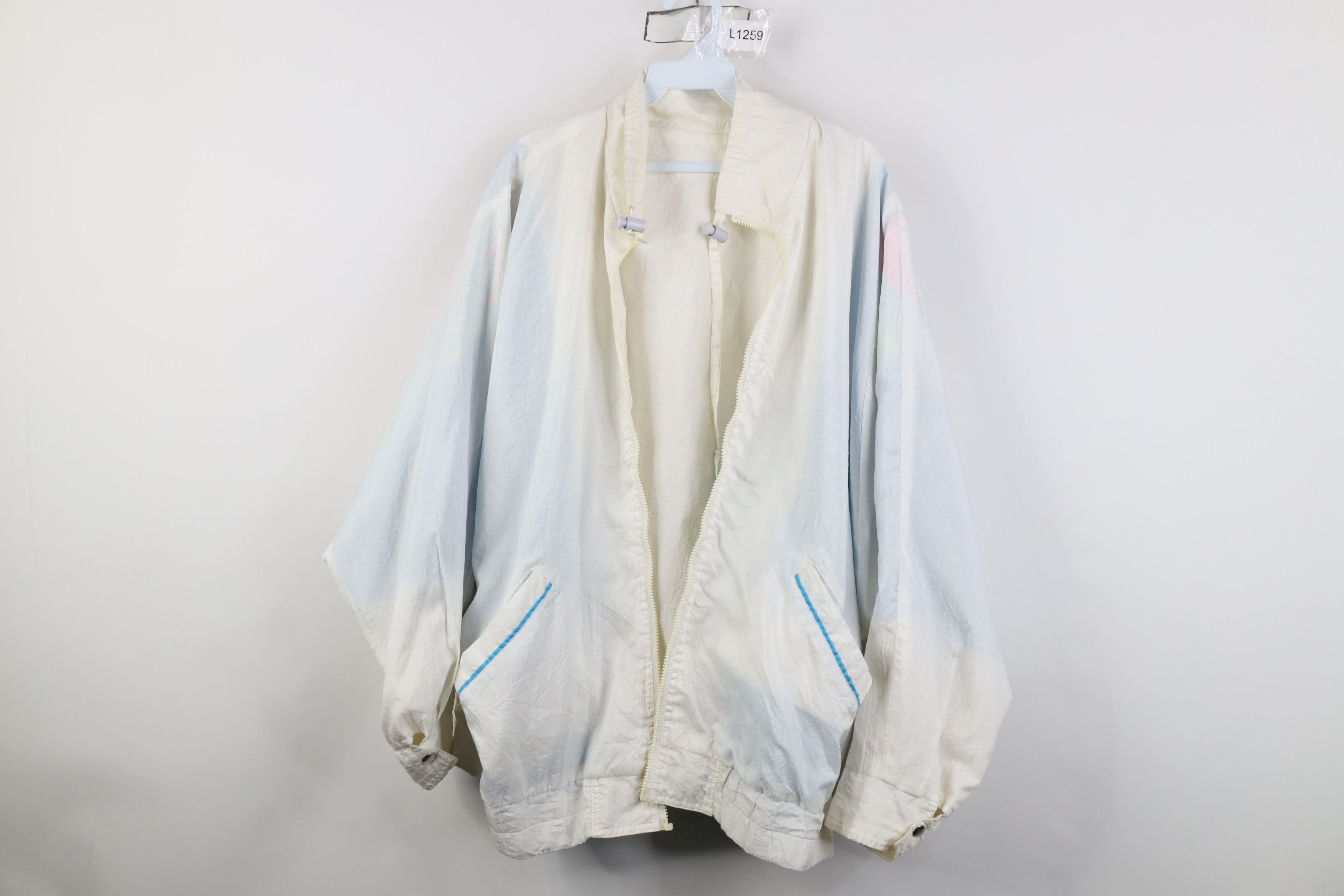 Vintage AS IS Vintage 90s Streetwear Reversible Windbreaker Jacket Size 3XL / US 20-22 - 12 Thumbnail