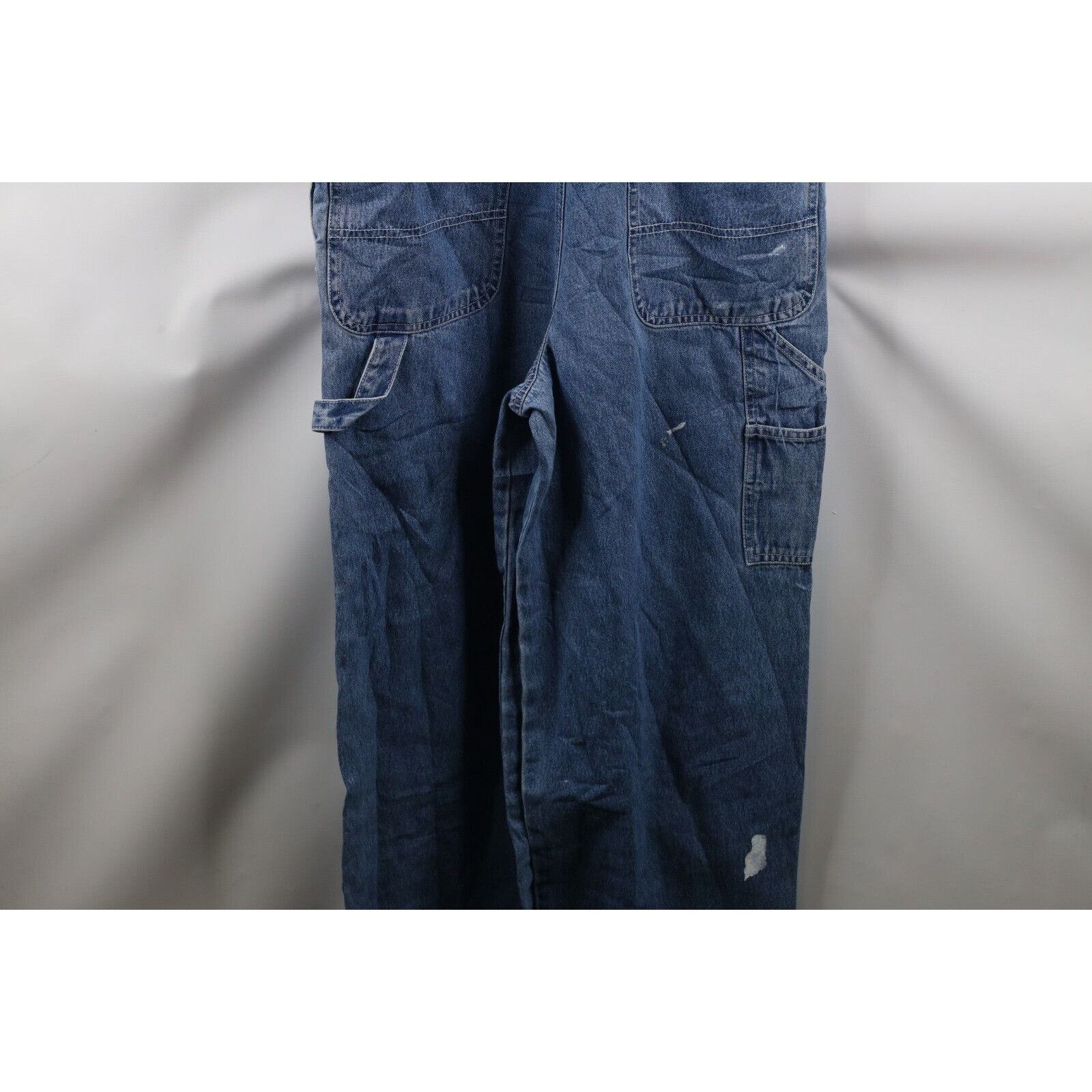Disney × Vintage Vintage 90s Disney Distressed Winnie the Pooh Denim Overalls Size M / US 6-8 / IT 42-44 - 18 Thumbnail