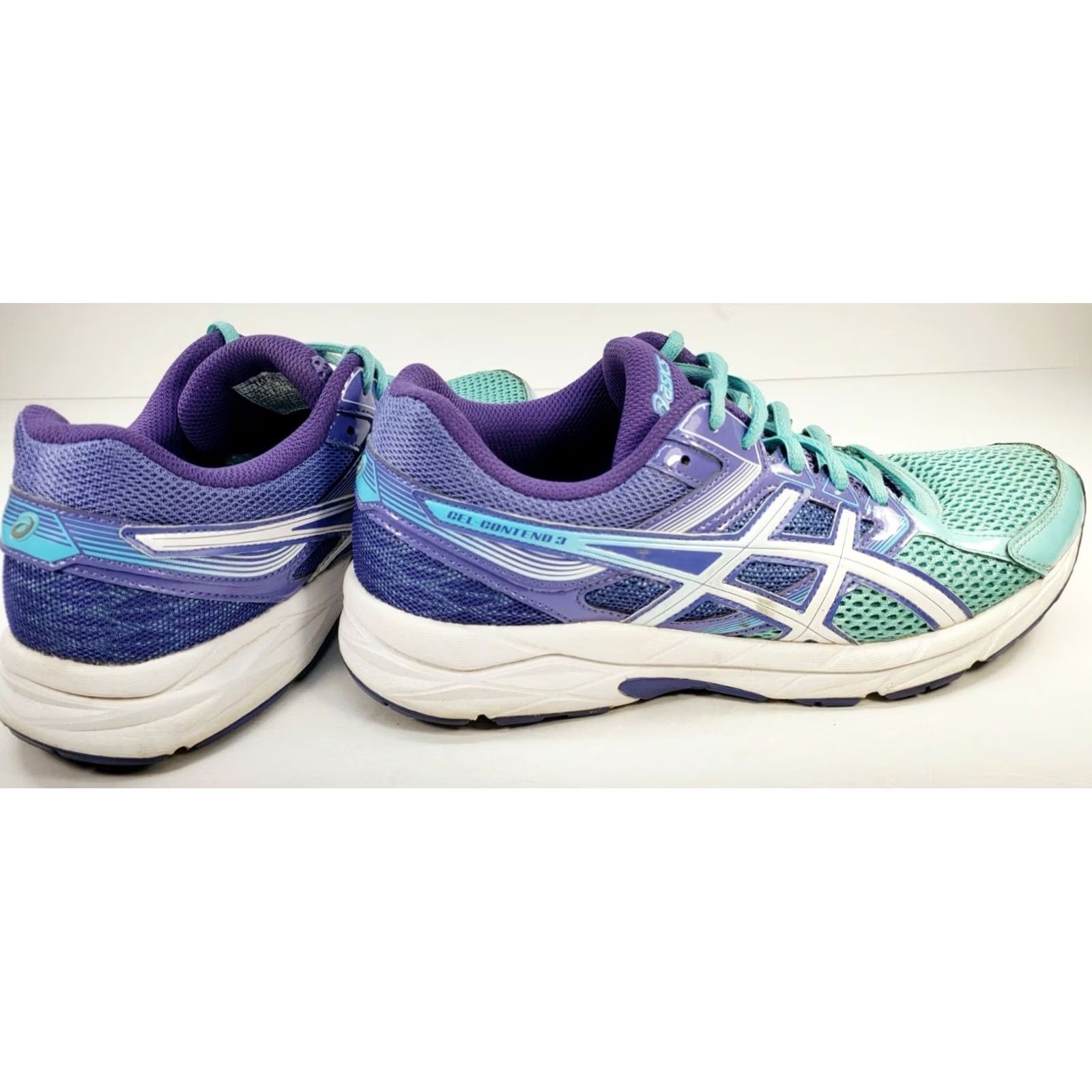 Asics Asics Gel Contend 3 Running Shoes Women's Sz 8.5M Teal Purple T5F9N Size US 9 / IT 39 - 6 Thumbnail
