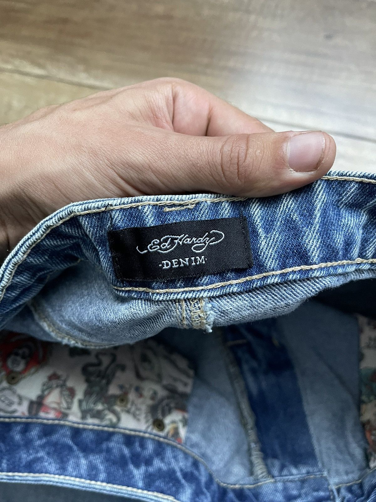 Christian Audigier Ed Hardy Christian Audigier Vintage Jeans Pants 90s Y2K Size US 32 / EU 48 - 12 Thumbnail