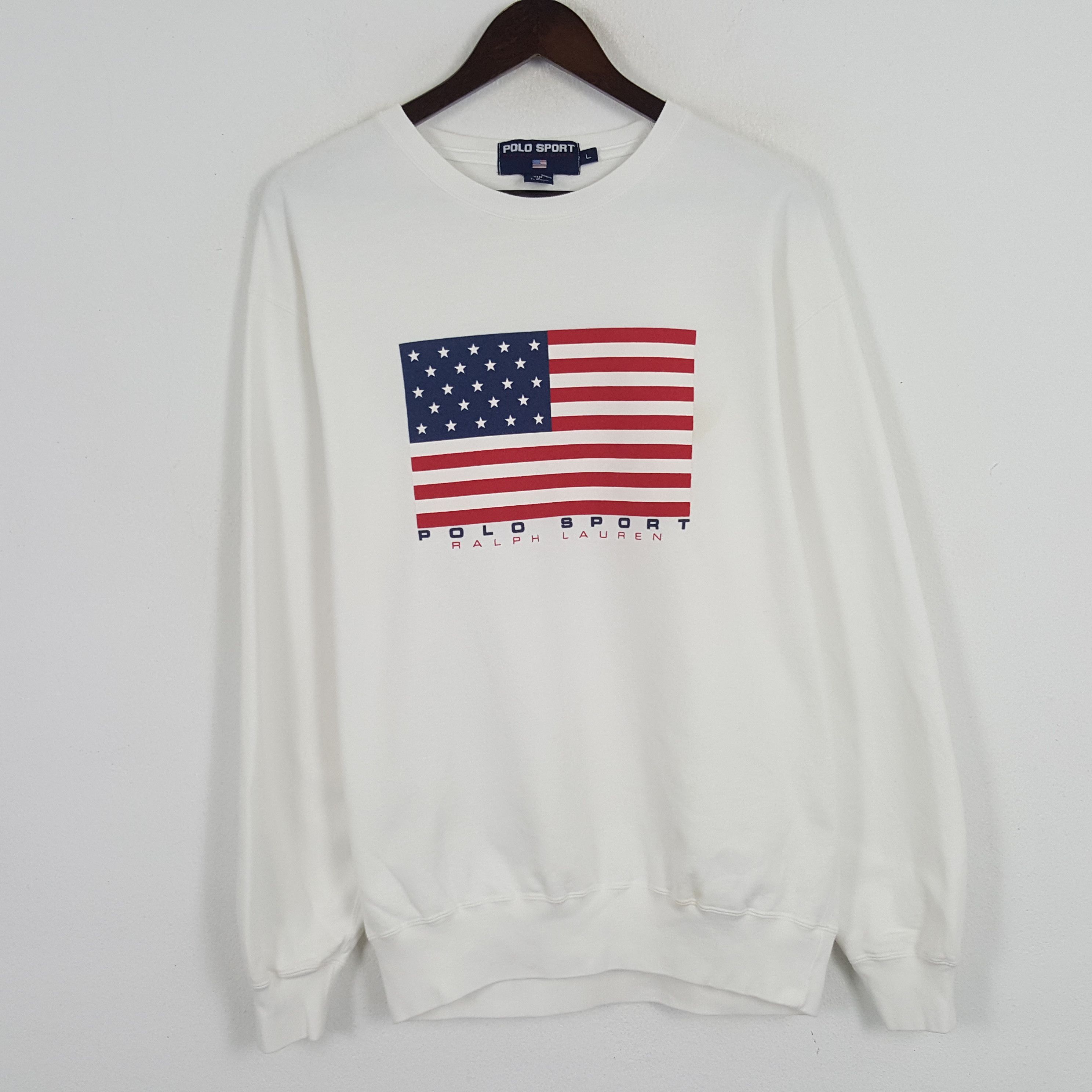 Polo Ralph Lauren × Vintage Vintage Polo Sport Ralph Lauren Sweatshirt Size US L / EU 52-54 / 3 - 1 Thumbnail
